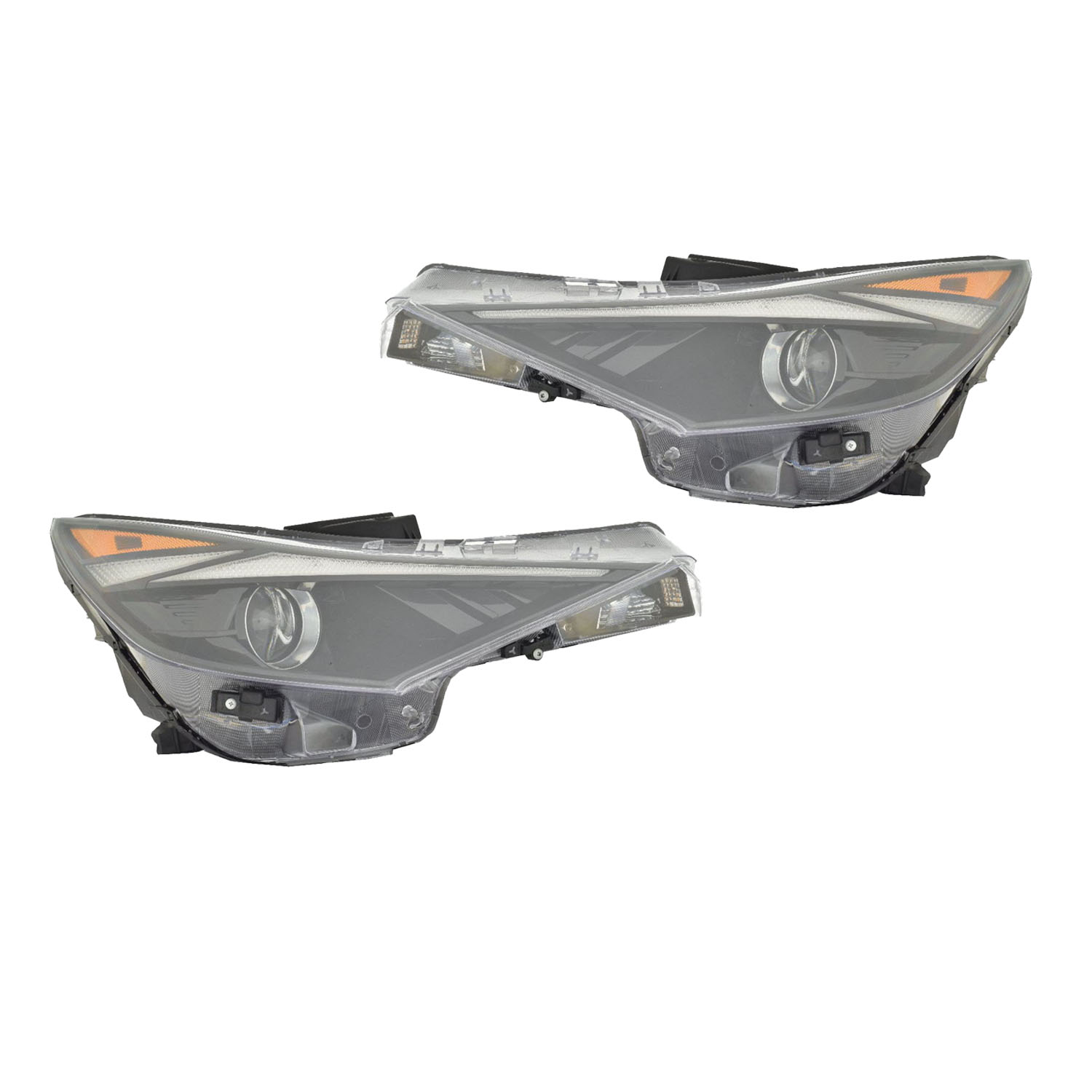 Headlight Set For 21-23 Elantra Hyundai, 21-23 Hyundai Elantra; CAPA Certified