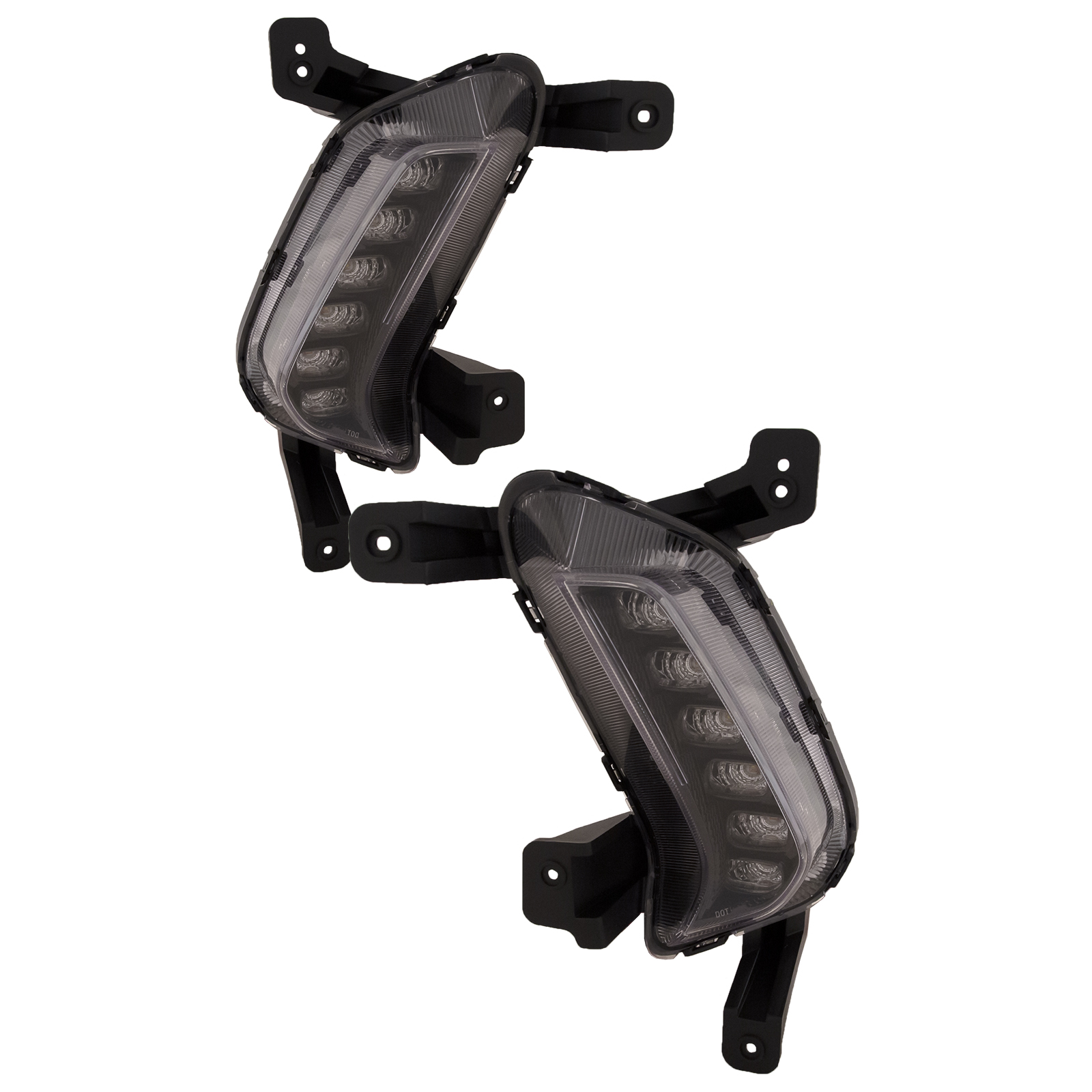 Daytime Running Light Set For 17-18 Hyundai Elantra; CAPA Certified