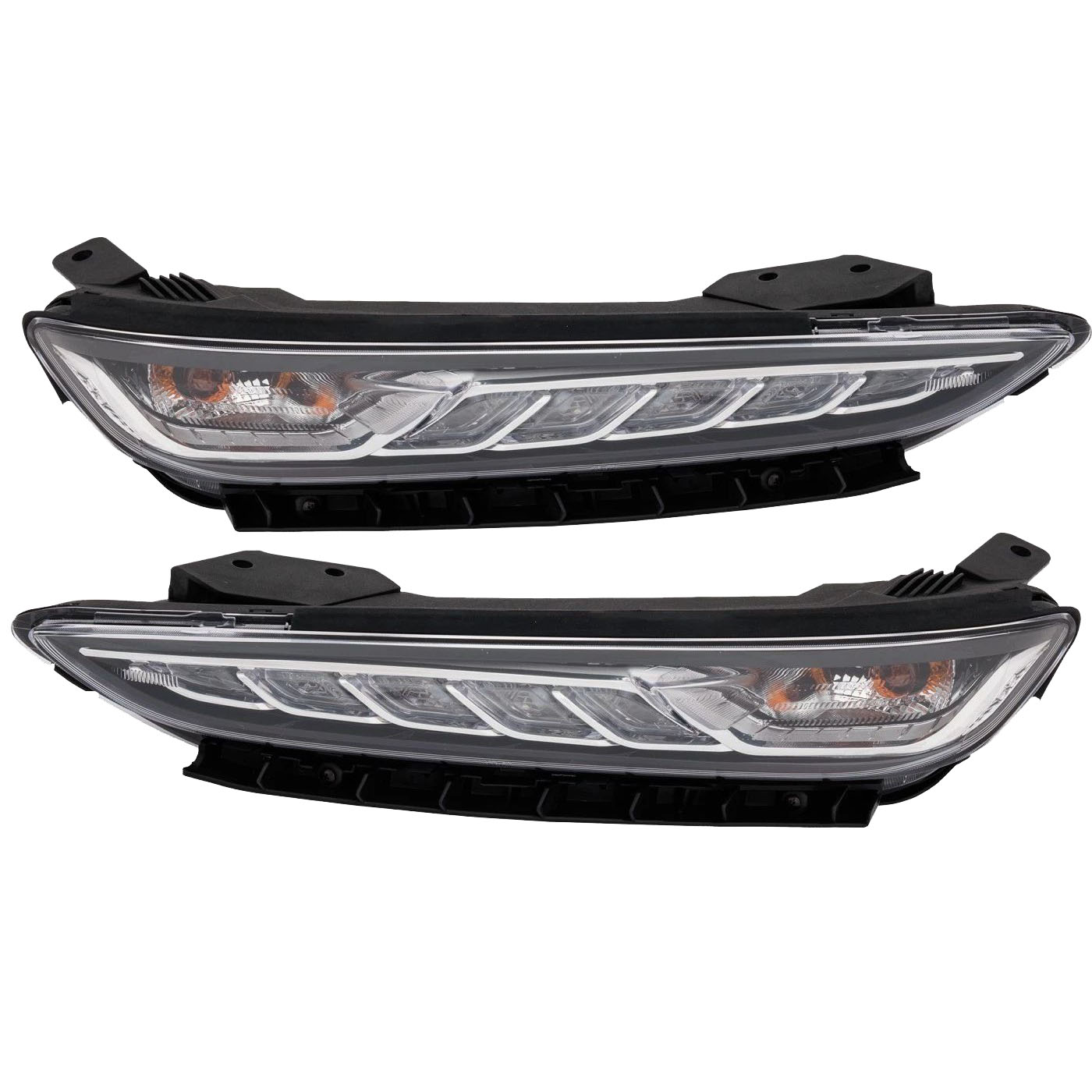 Daytime Running Light Set For 18-21 Hyundai Kona; CAPA Certified