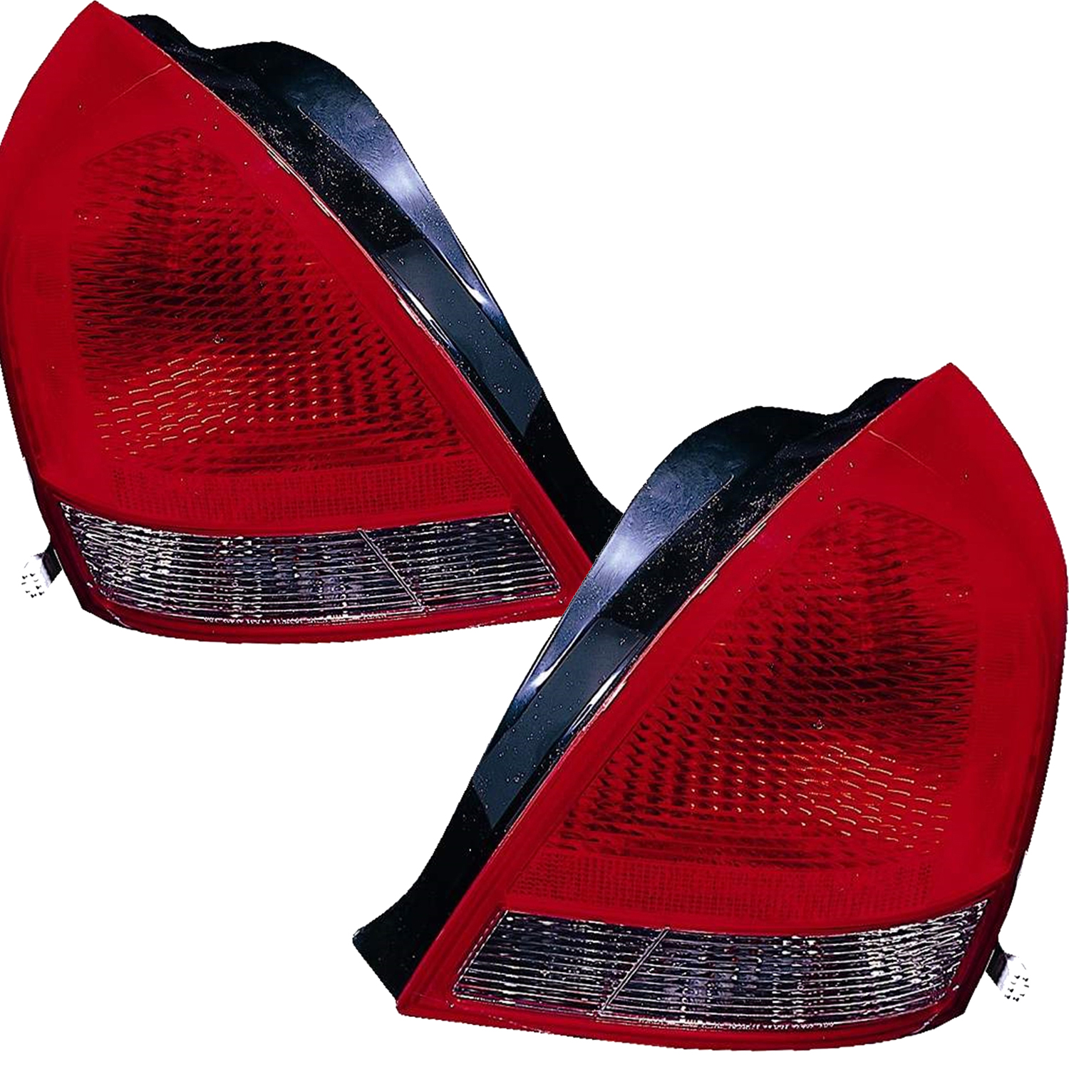 Tail Light Set For 01-03 Hyundai Elantra; CAPA Certified