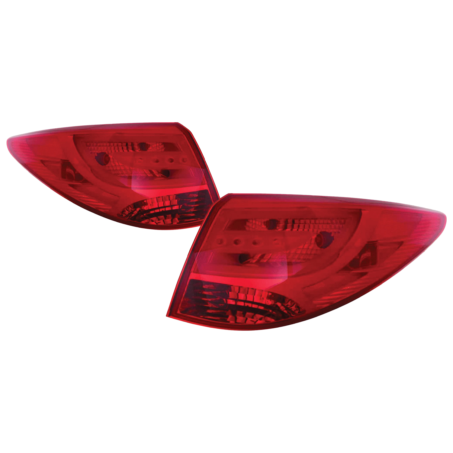 Tail Light Set For 10-15 Hyundai Tucson; CAPA Certified