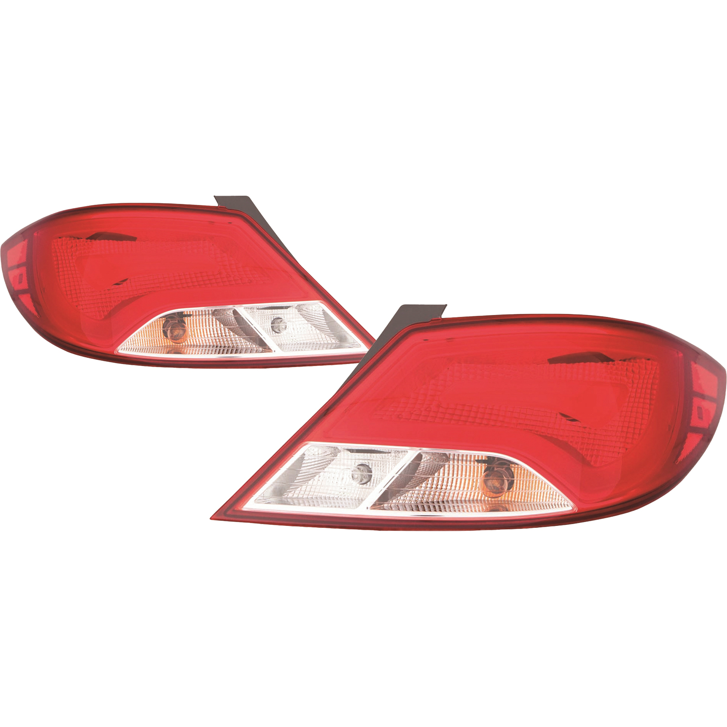 Tail Light Set For 15-17 Hyundai Accent; CAPA Certified