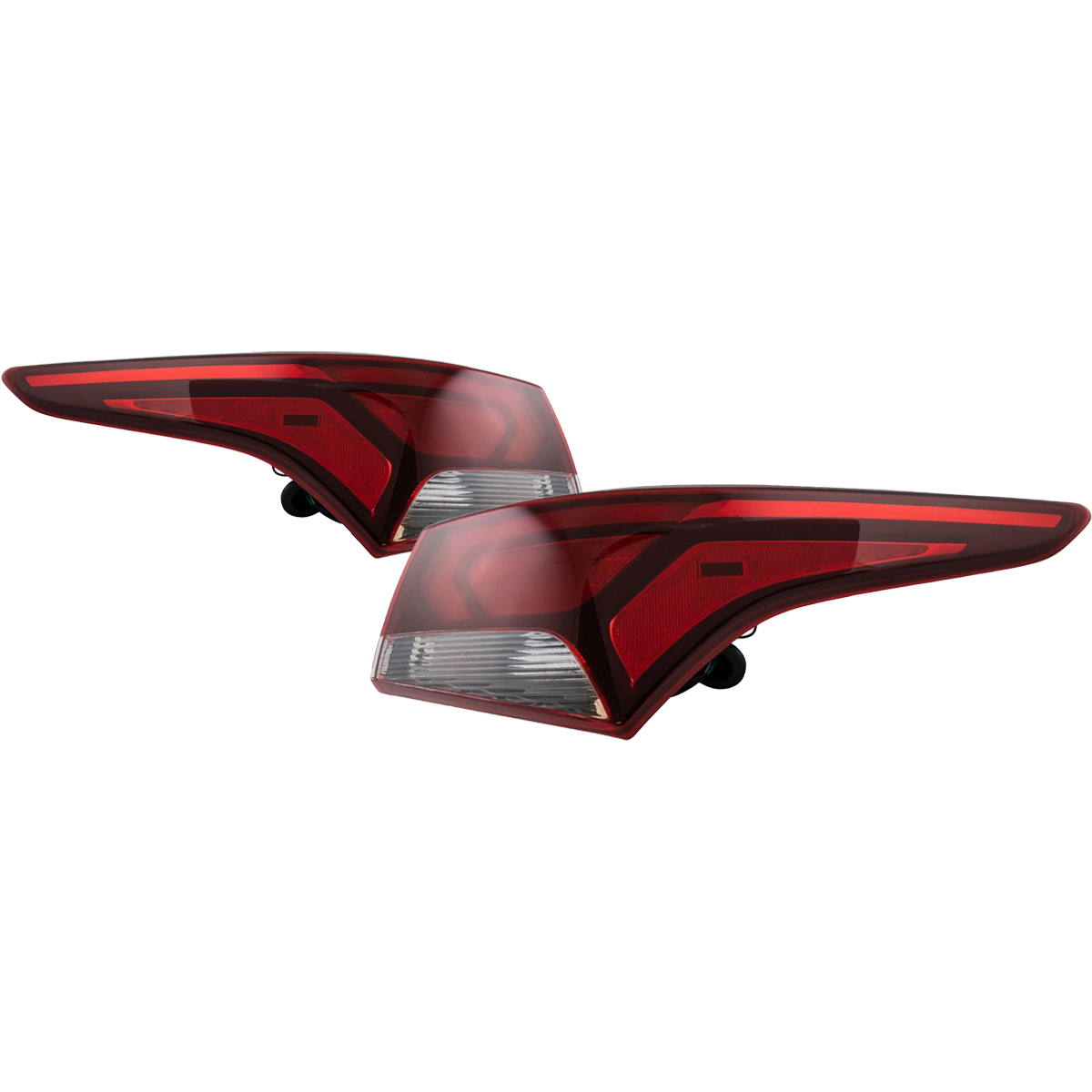 Tail Light Set For 18-22 Hyundai Accent; CAPA Certified