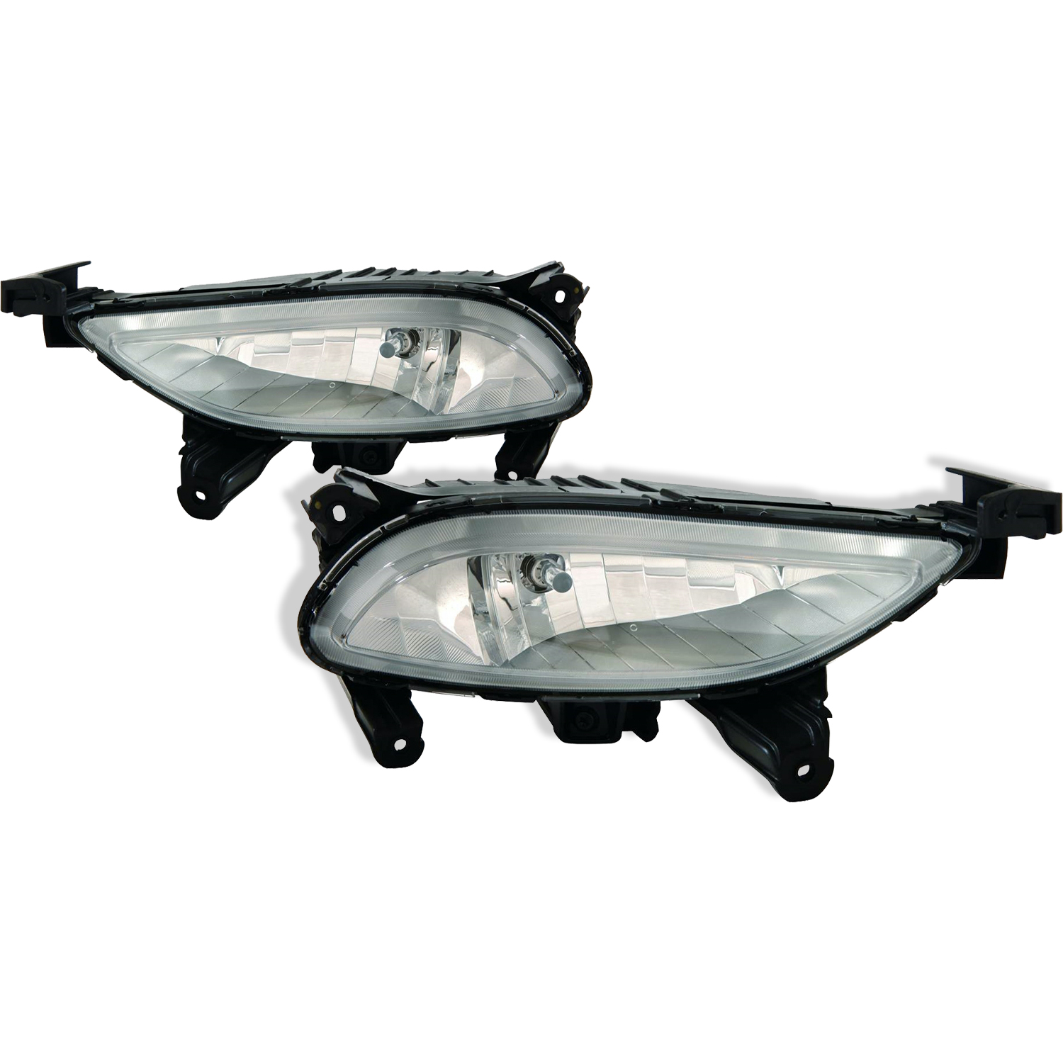 Fog Light Set For 11-13 Hyundai Sonata; CAPA Certified
