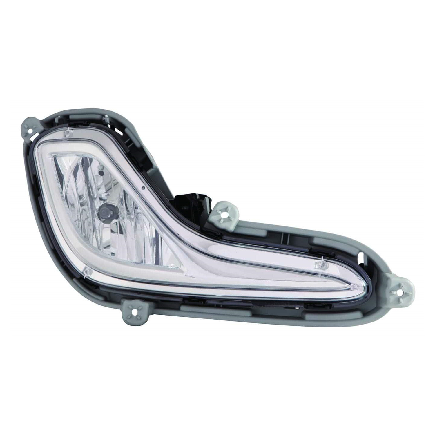 Right Passenger Side Fog Light For 12-17 Hyundai Accent; CAPA Certified