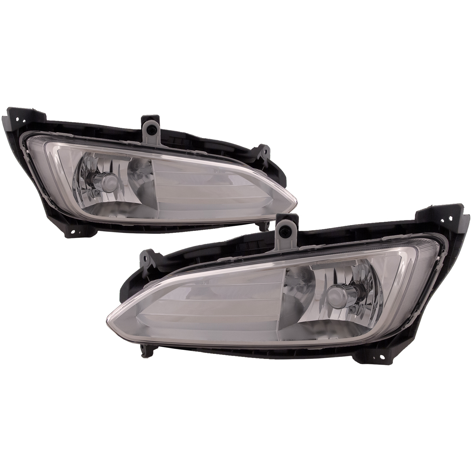 Fog Light Set For 13-16 Hyundai Santa Fe Sport; CAPA Certified