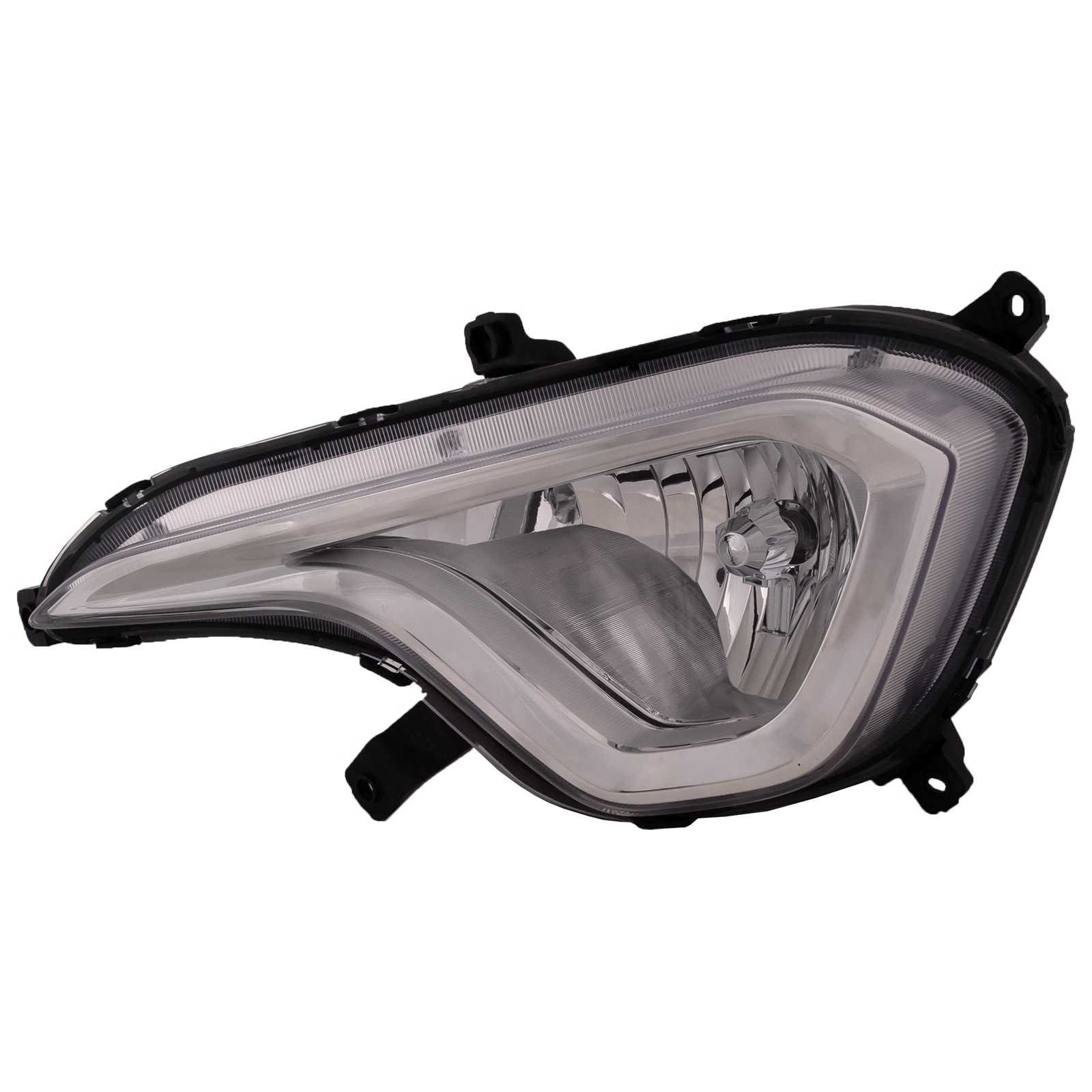 Left Driver Side Fog Light For 13-16 Hyundai Santa Fe; CAPA Certified
