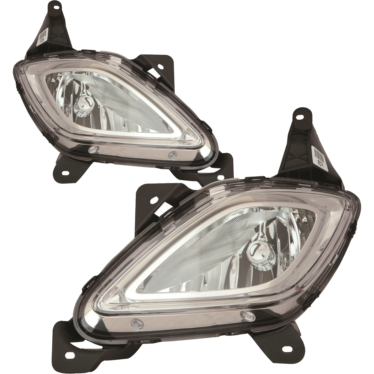 Fog Light Set For 11-14 Hyundai Genesis; CAPA Certified