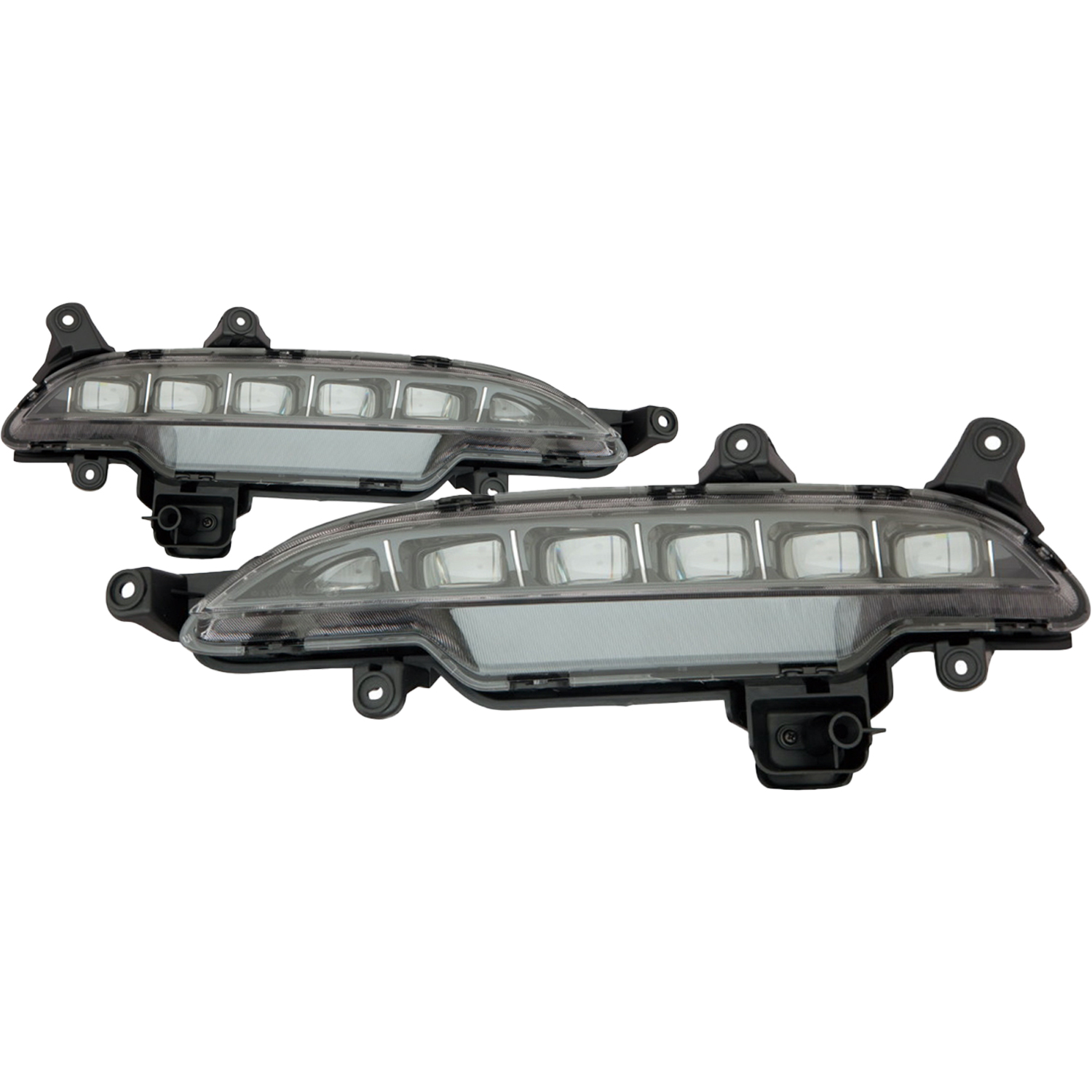 Fog Light Set For 17 Genesis G80, 15-16 Hyundai Genesis; CAPA Certified