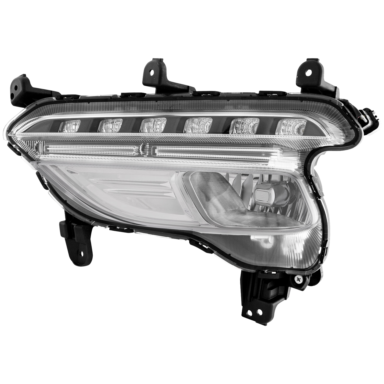 Left Driver Side Fog Light For 17-18 Hyundai Santa Fe Sport; CAPA Certified