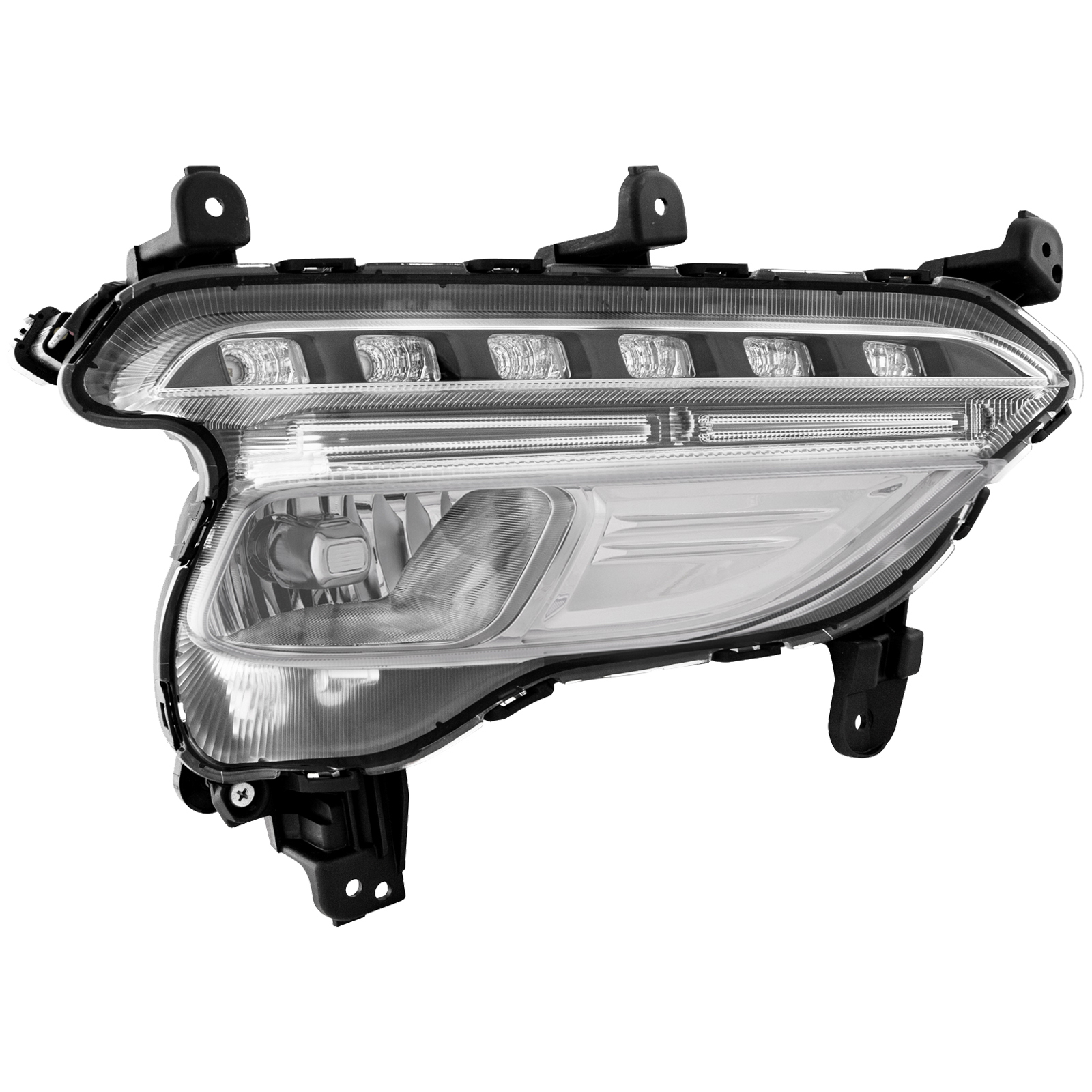 Right Passenger Side Fog Light For 17-18 Hyundai Santa Fe Sport; CAPA Certified