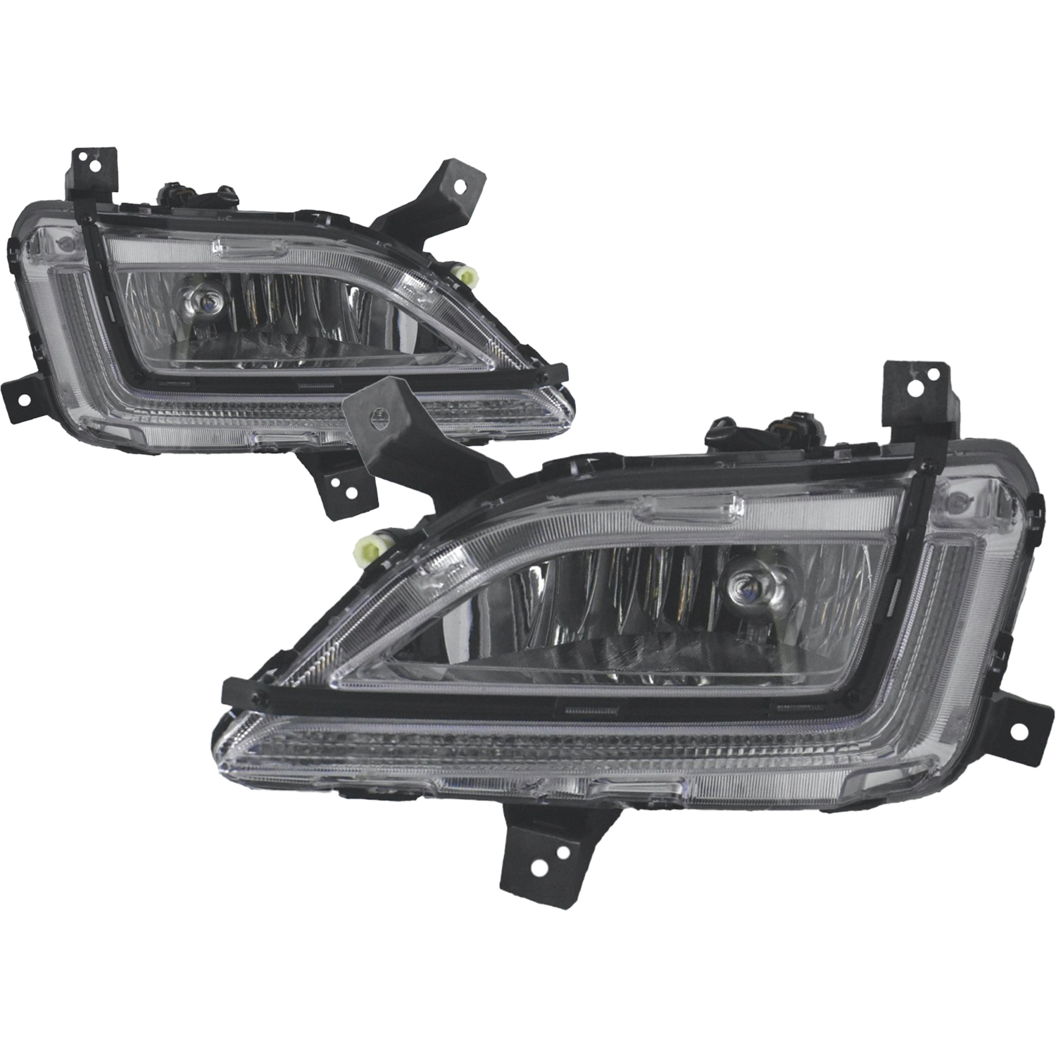 Fog Light Set For 19-21 Hyundai Tucson; CAPA Certified