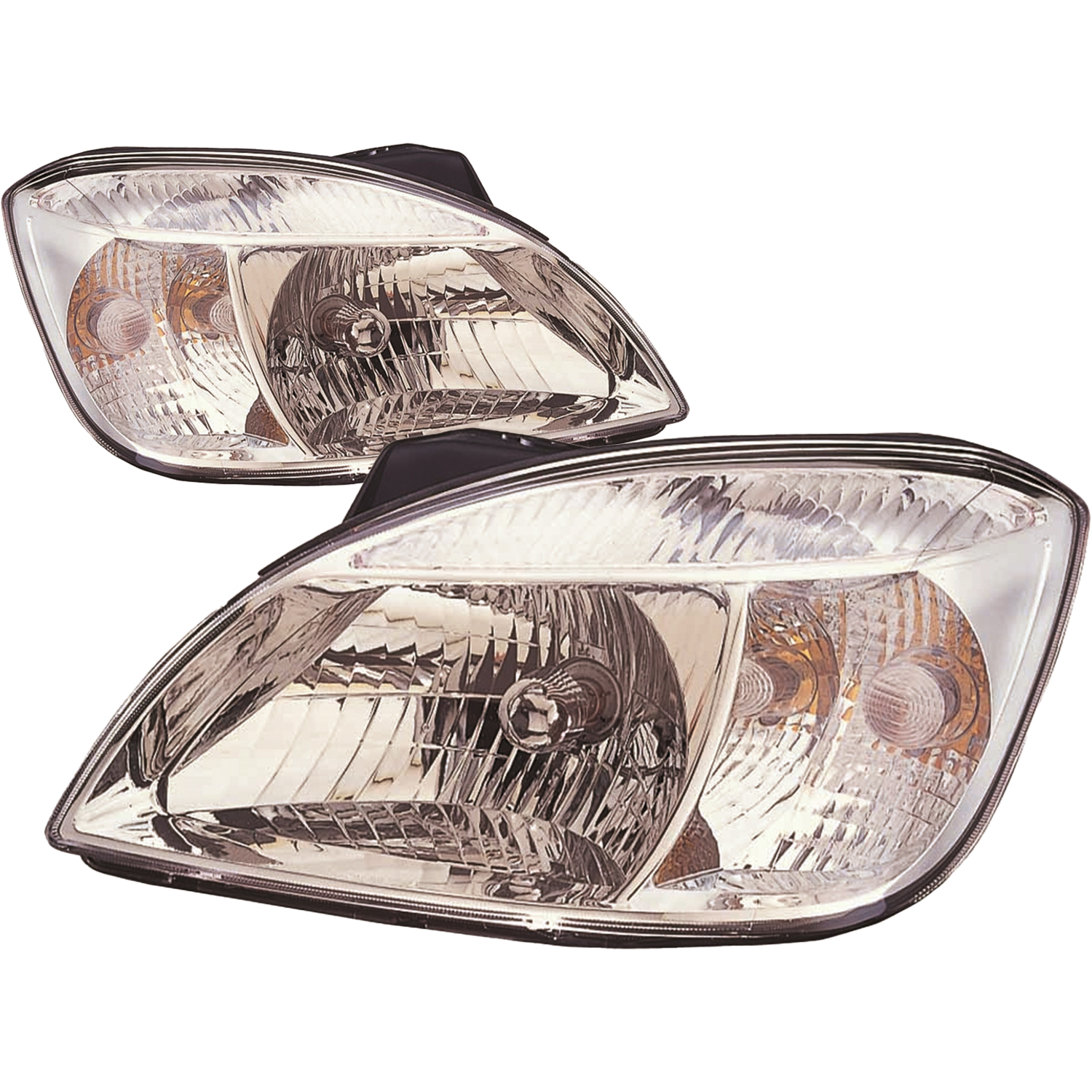 Headlight Set For 06-09 Kia Rio; CAPA Certified