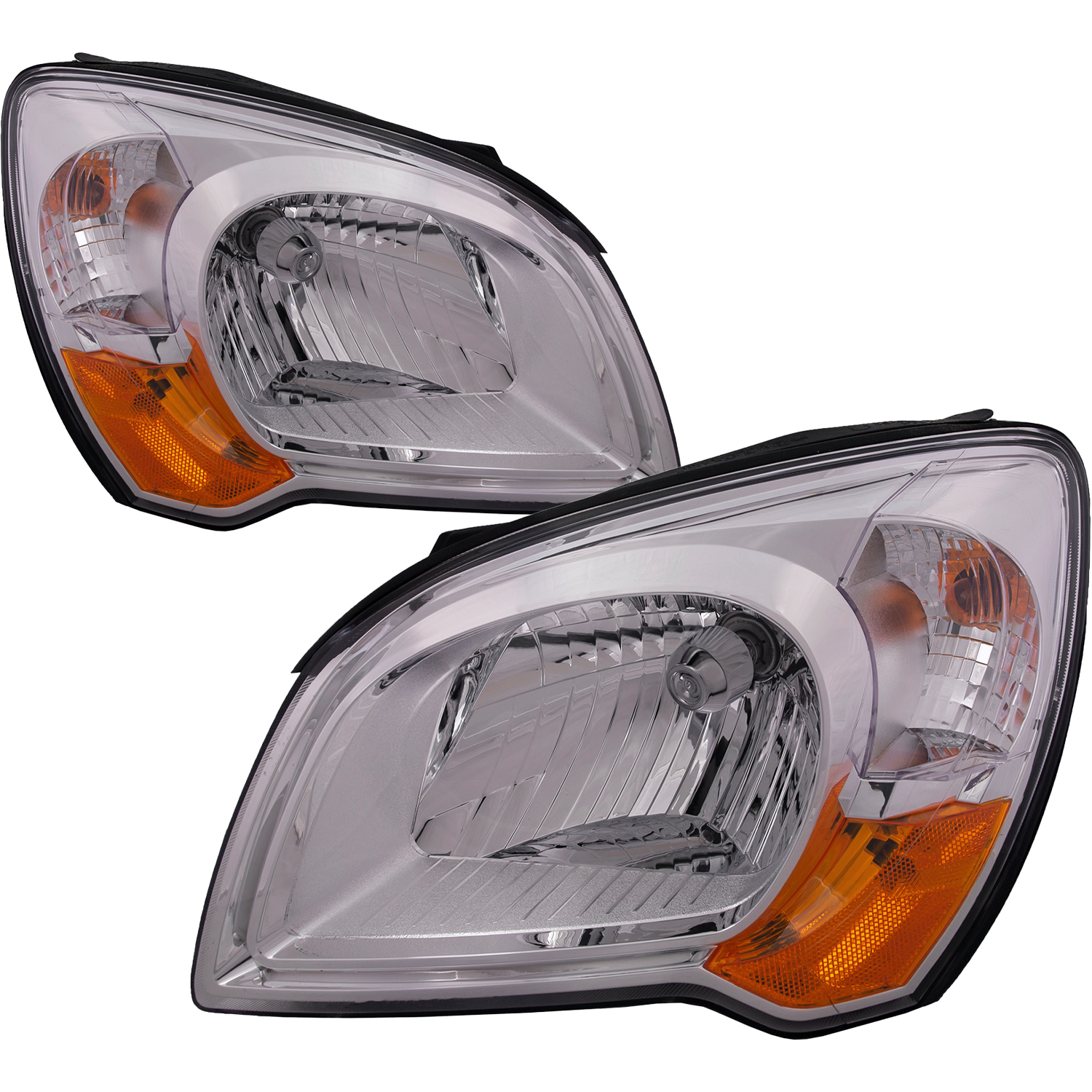 Headlight Set For 08-10 Kia Sportage; CAPA Certified