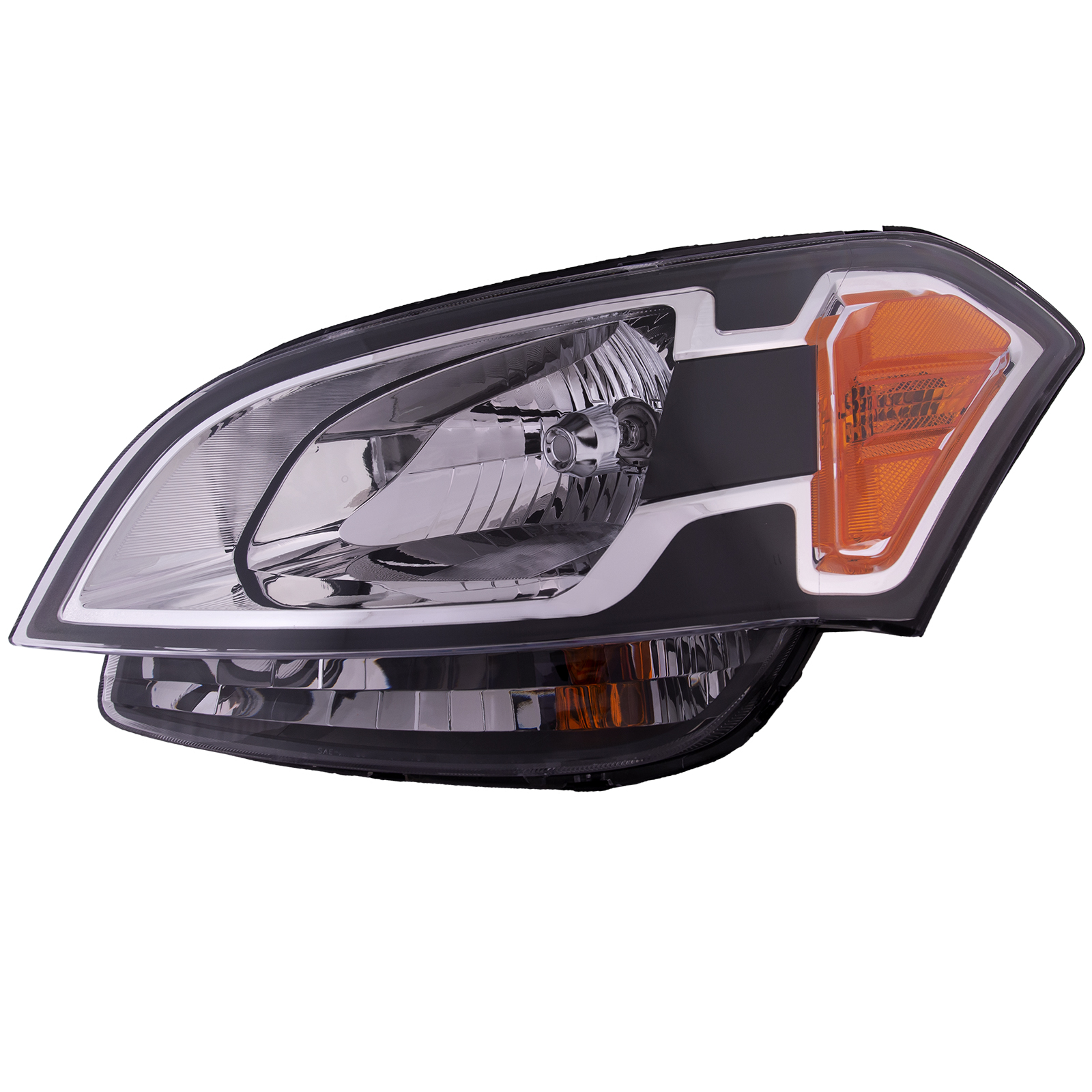 Left Driver Side Headlight For 10-11 Kia Soul; CAPA Certified