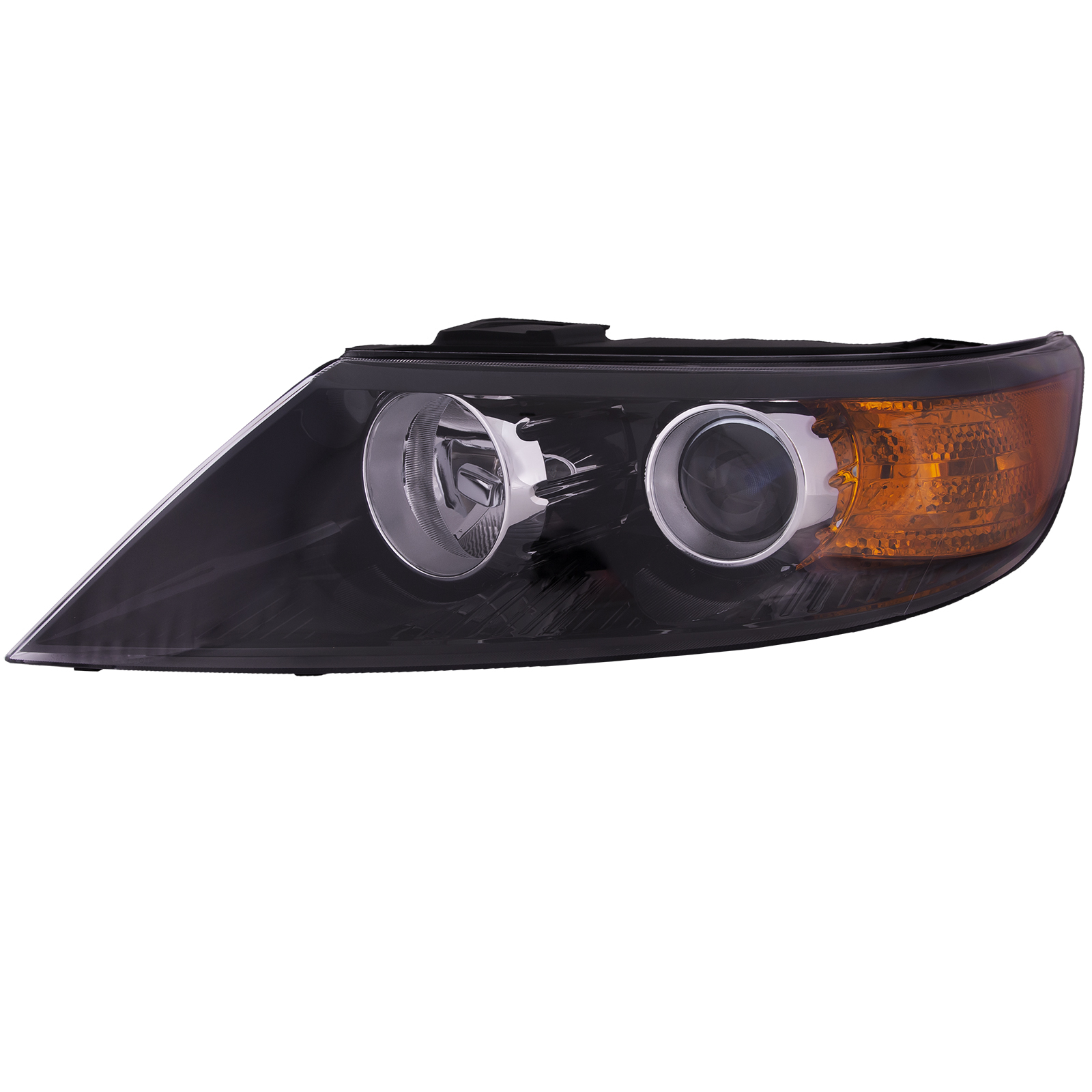 Left Driver Side Headlight For 11-13 Kia Sorento; CAPA Certified