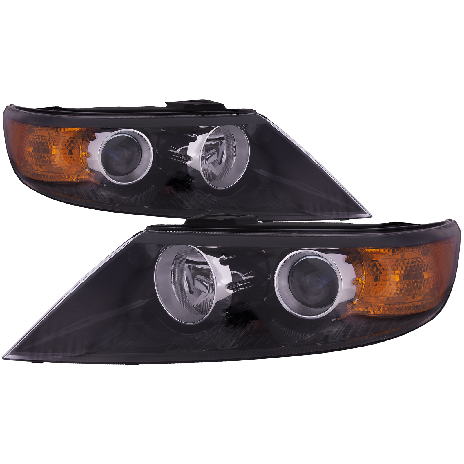 Headlight Set For 11-13 Kia Sorento; CAPA Certified