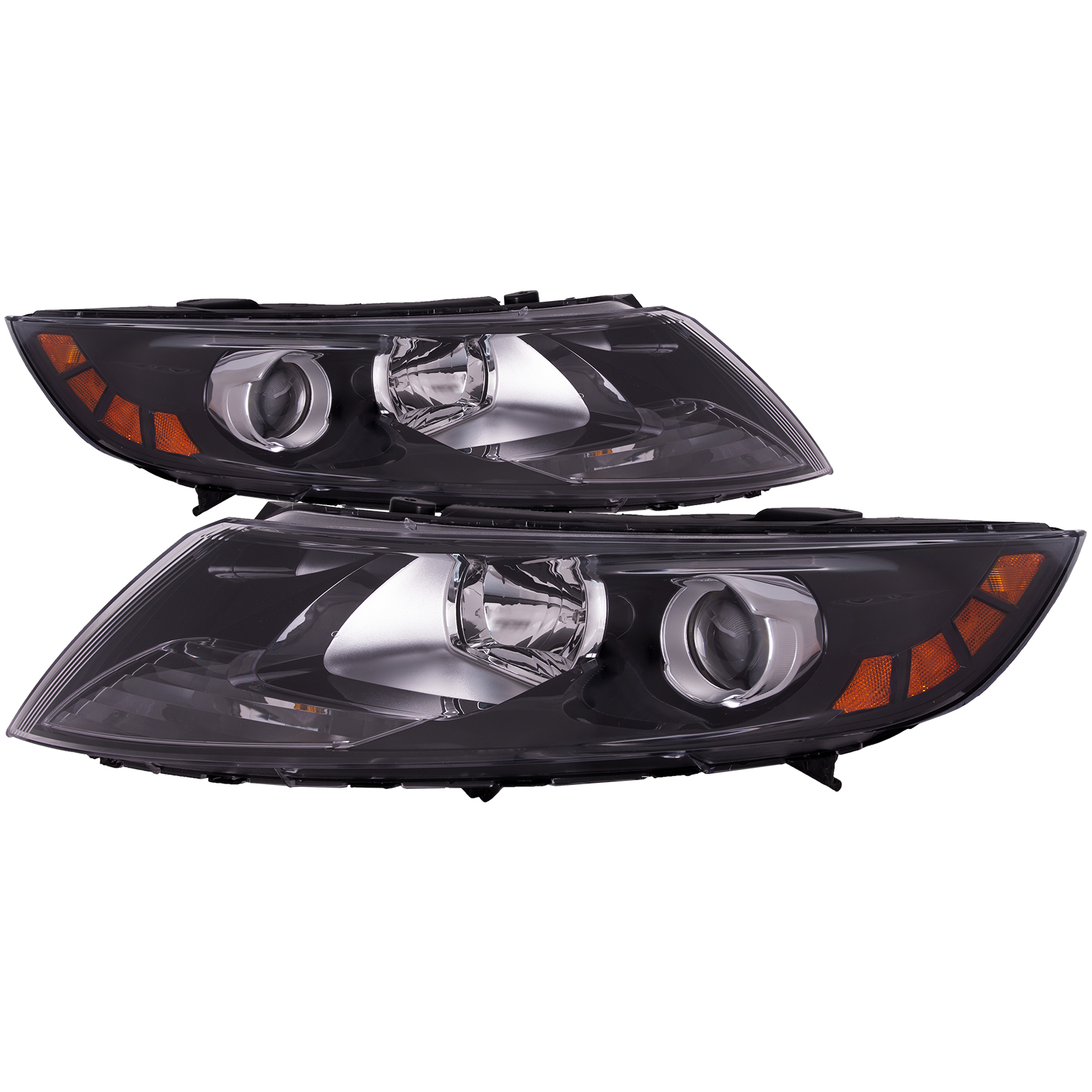 Headlight Set For 12-13 Kia Optima; CAPA Certified