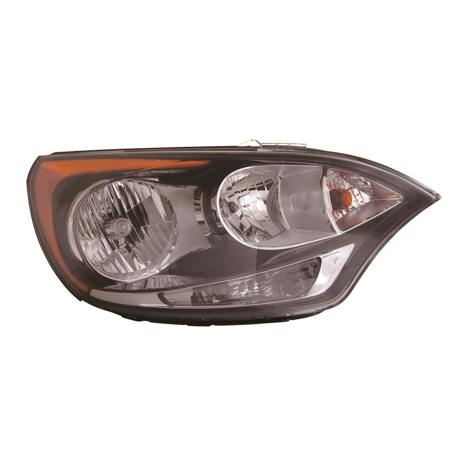 Right Passenger Side Headlight For 12-17 Kia Rio; CAPA Certified