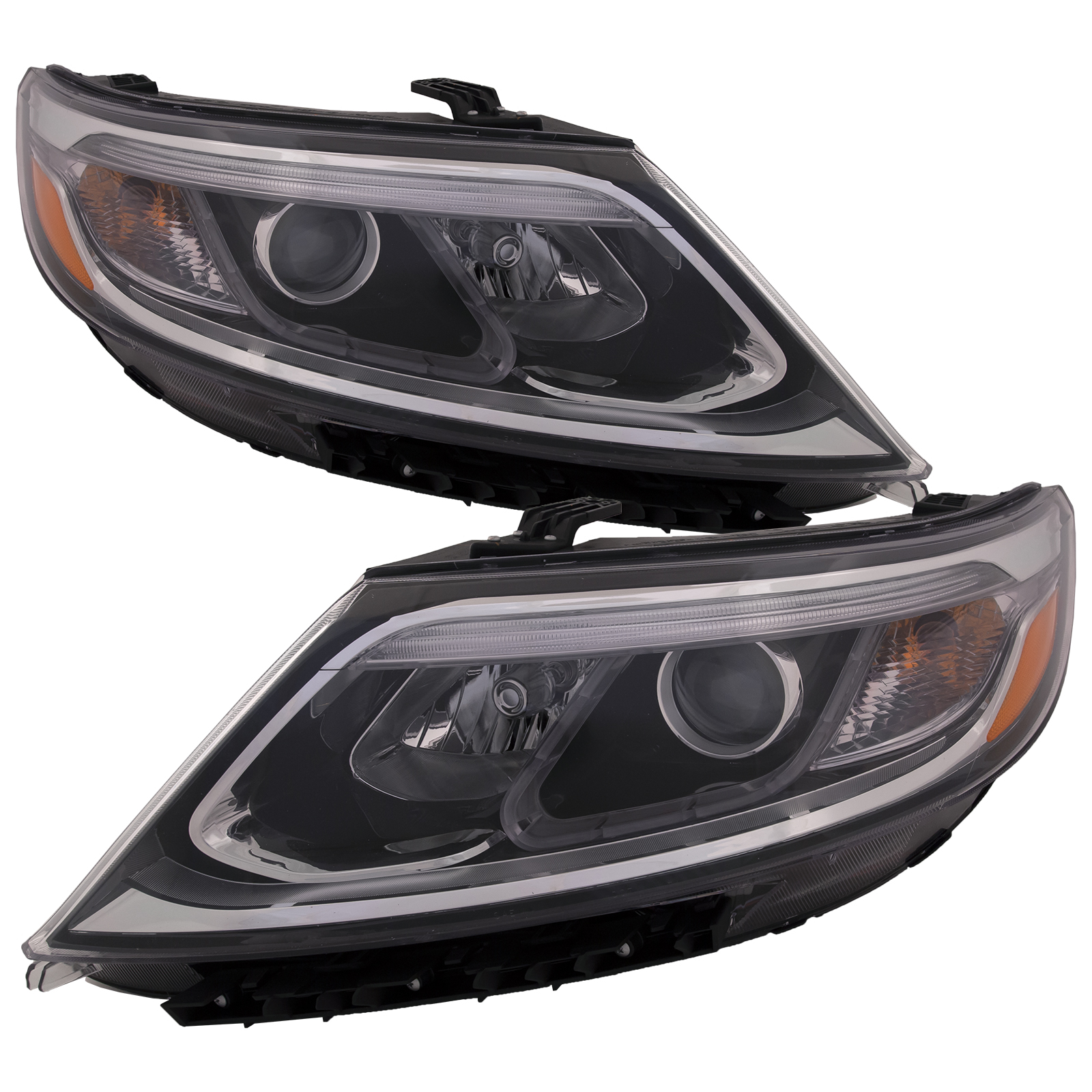 Headlight Set For 14-15 Kia Sorento; CAPA Certified