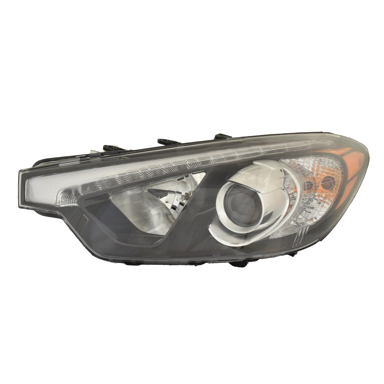 Left Driver Side Headlight For 14-15 Kia Forte, 14-15 Kia Forte Koup, 14-15 Kia Forte5; CAPA Certified