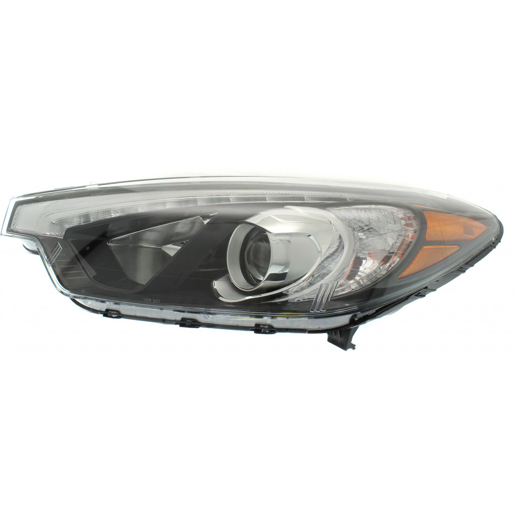 Left Driver Side Headlight For 15-16 Kia Forte; CAPA Certified