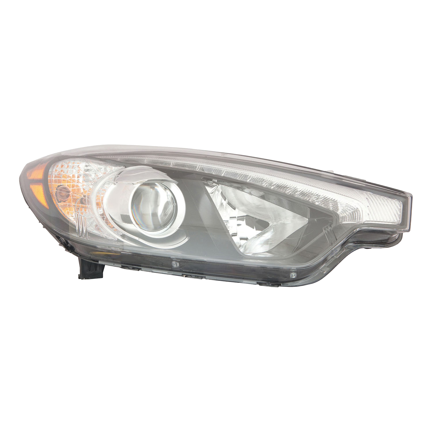Right Passenger Side Headlight For 14-15 Kia Forte, 14-15 Kia Forte Koup, 14-15 Kia Forte5; CAPA Certified