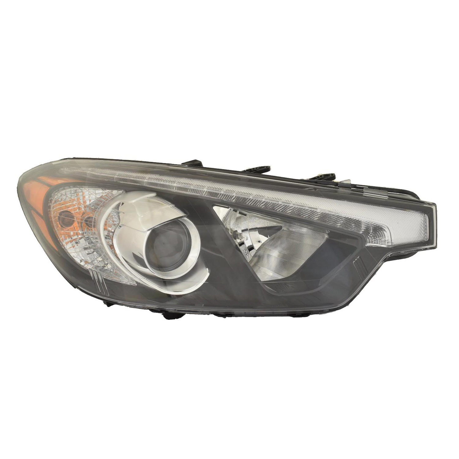 Right Passenger Side Headlight For 14-15 Kia Forte, 14-15 Kia Forte Koup, 14-15 Kia Forte5; CAPA Certified