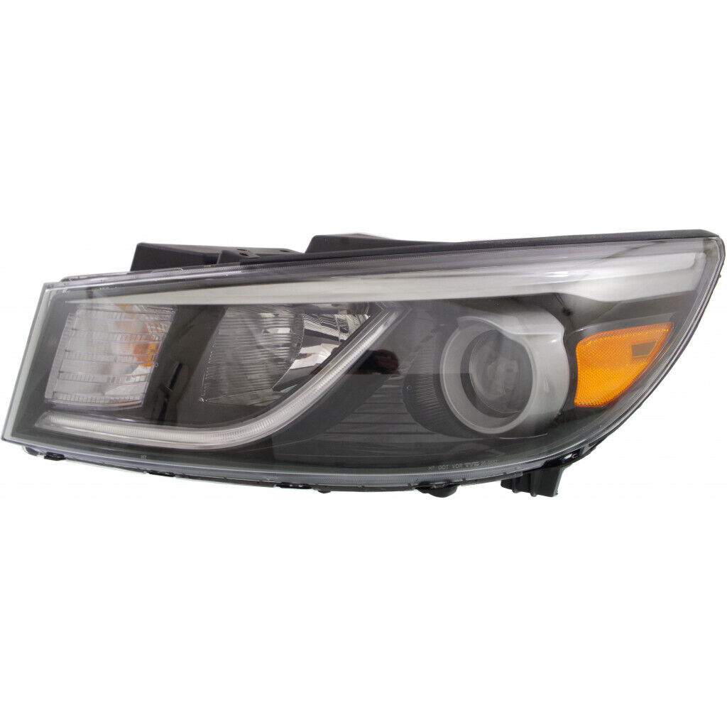Left Driver Side Headlight For 15-18 Kia Sedona; CAPA Certified
