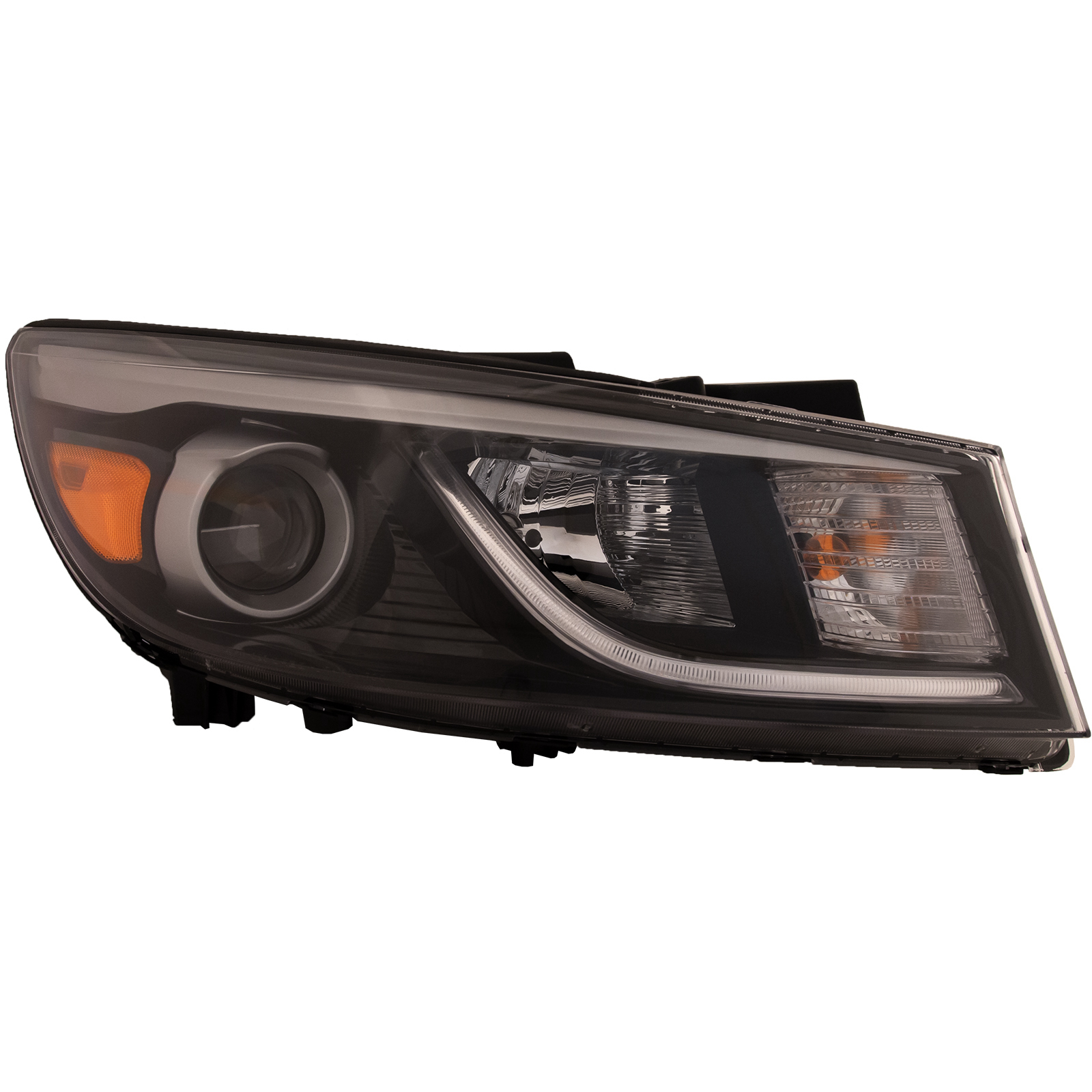 Right Passenger Side Headlight For 15-18 Kia Sedona; CAPA Certified