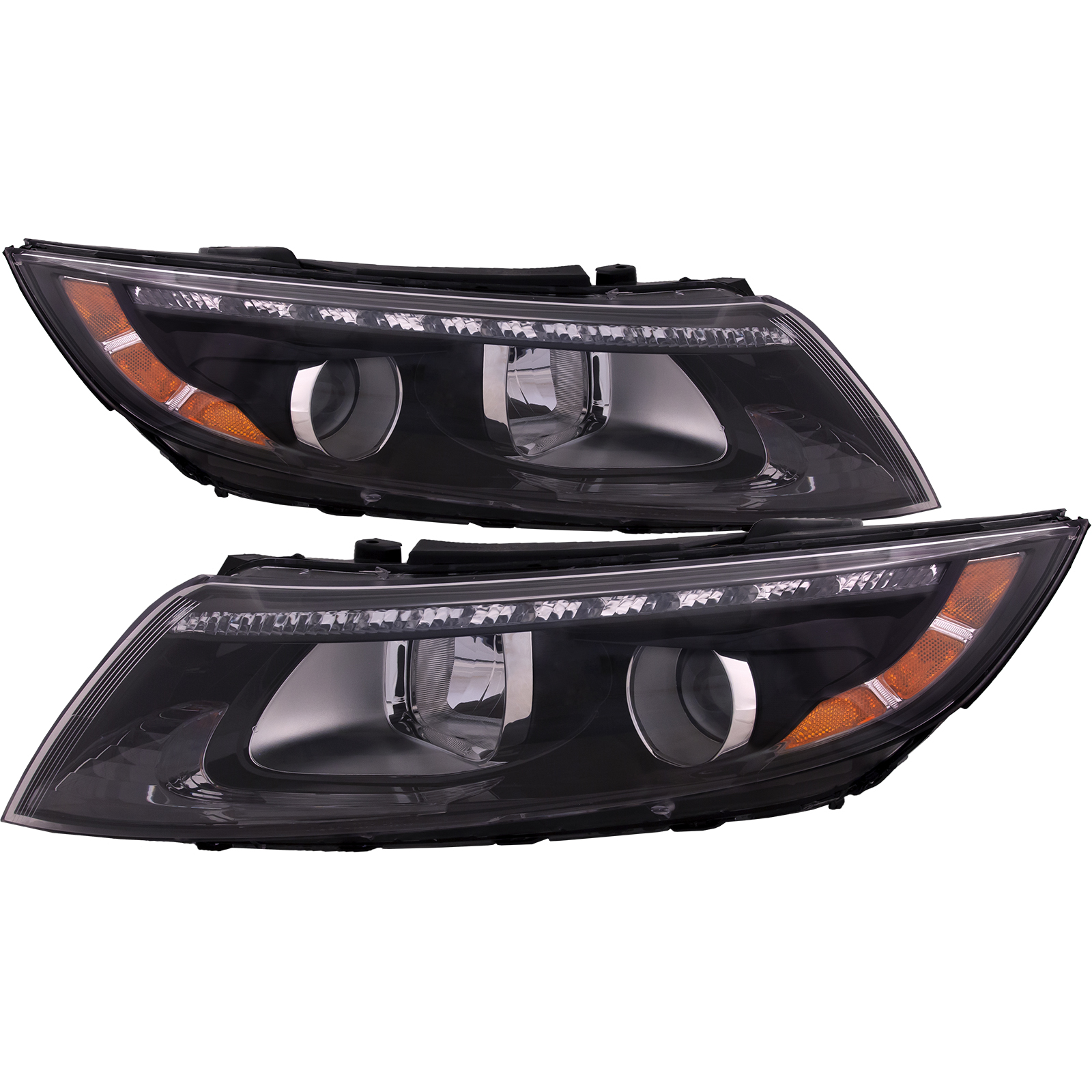 Headlight Set For 14-15 Kia Optima; CAPA Certified