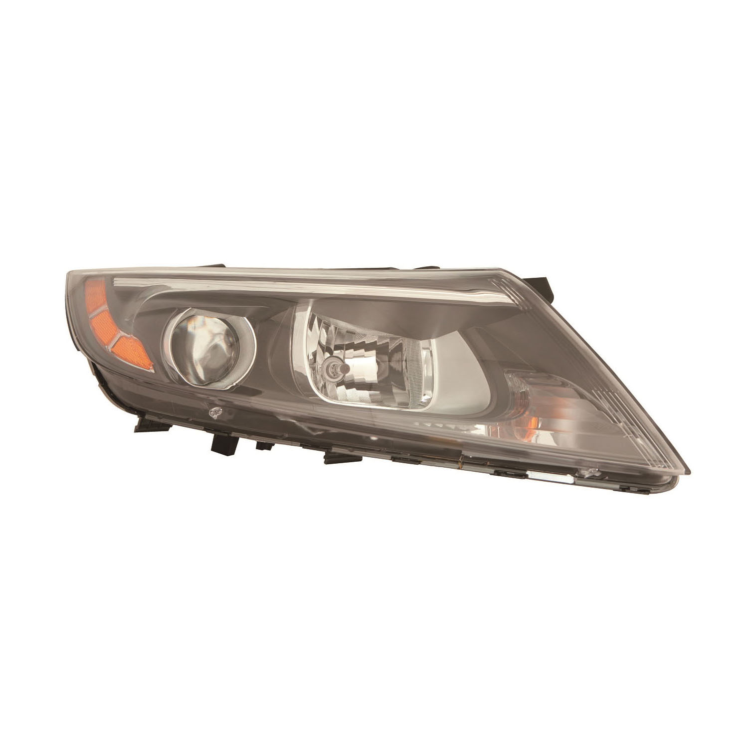 Right Passenger Side Headlight For 14-16 Kia Optima; CAPA Certified