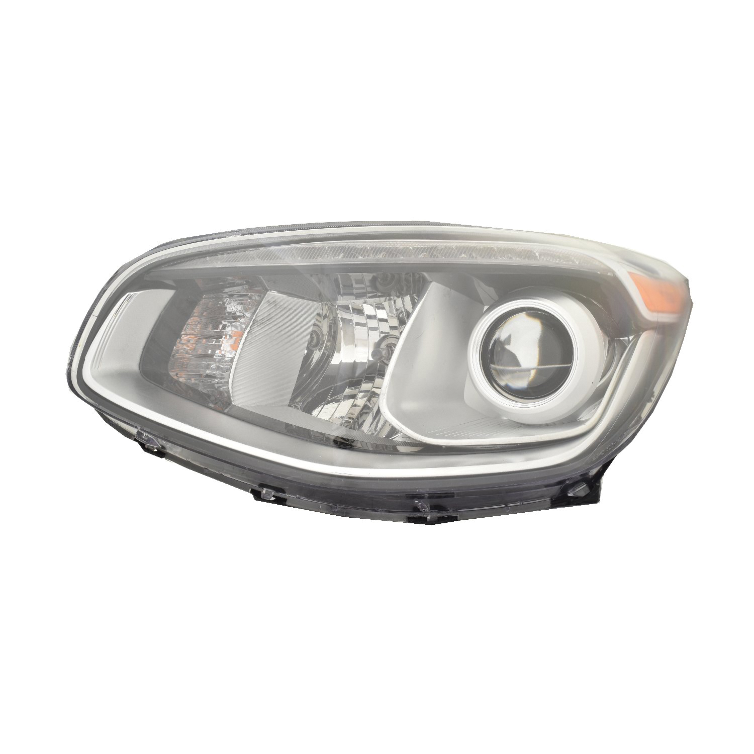Left Driver Side Headlight For 14-16 Kia Soul; CAPA Certified