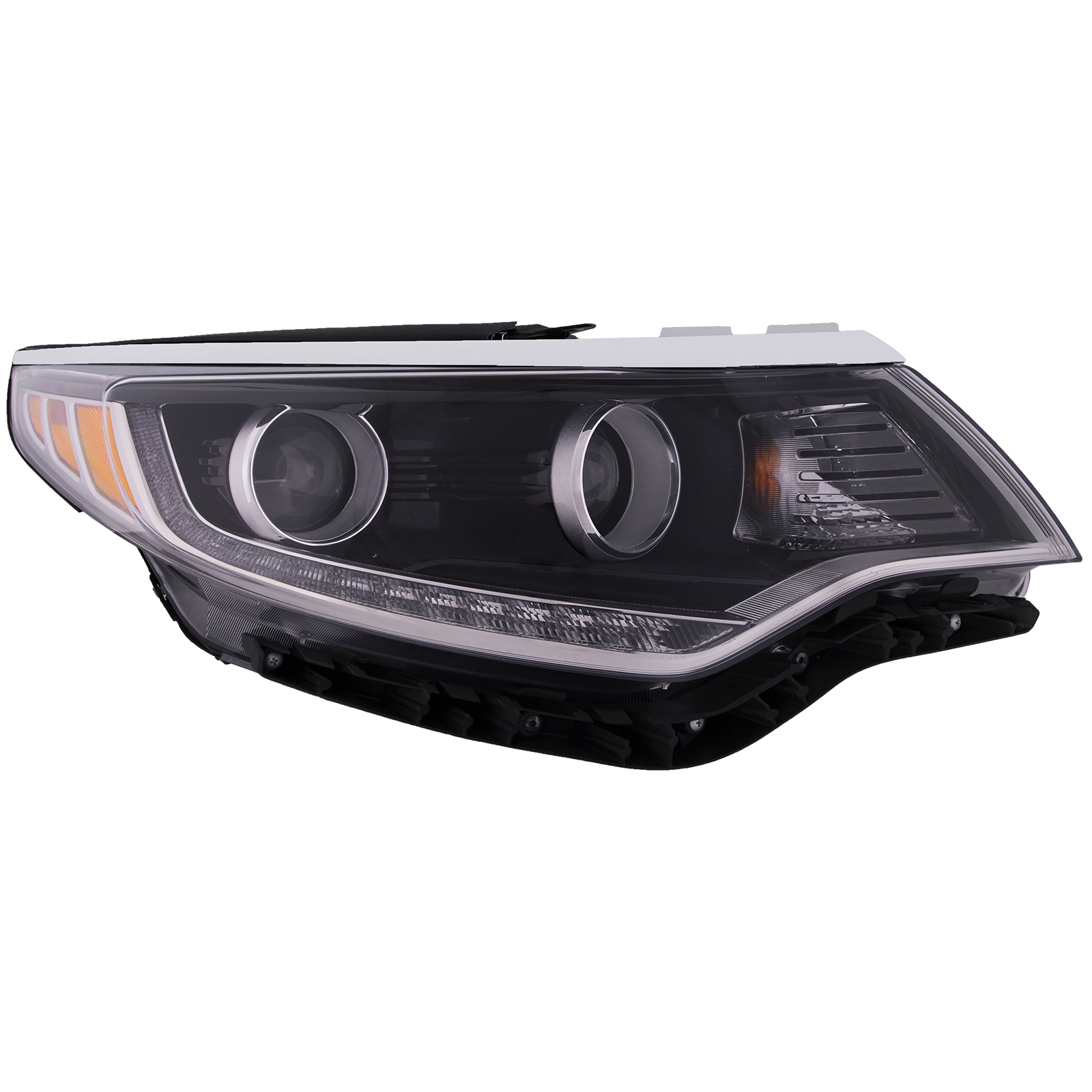 Right Passenger Side Headlight For 16-18 Kia Optima; CAPA Certified