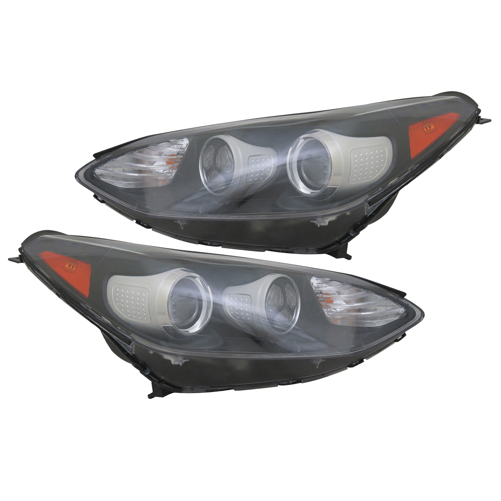 Headlight Set For 17-22 Kia Sportage; CAPA Certified