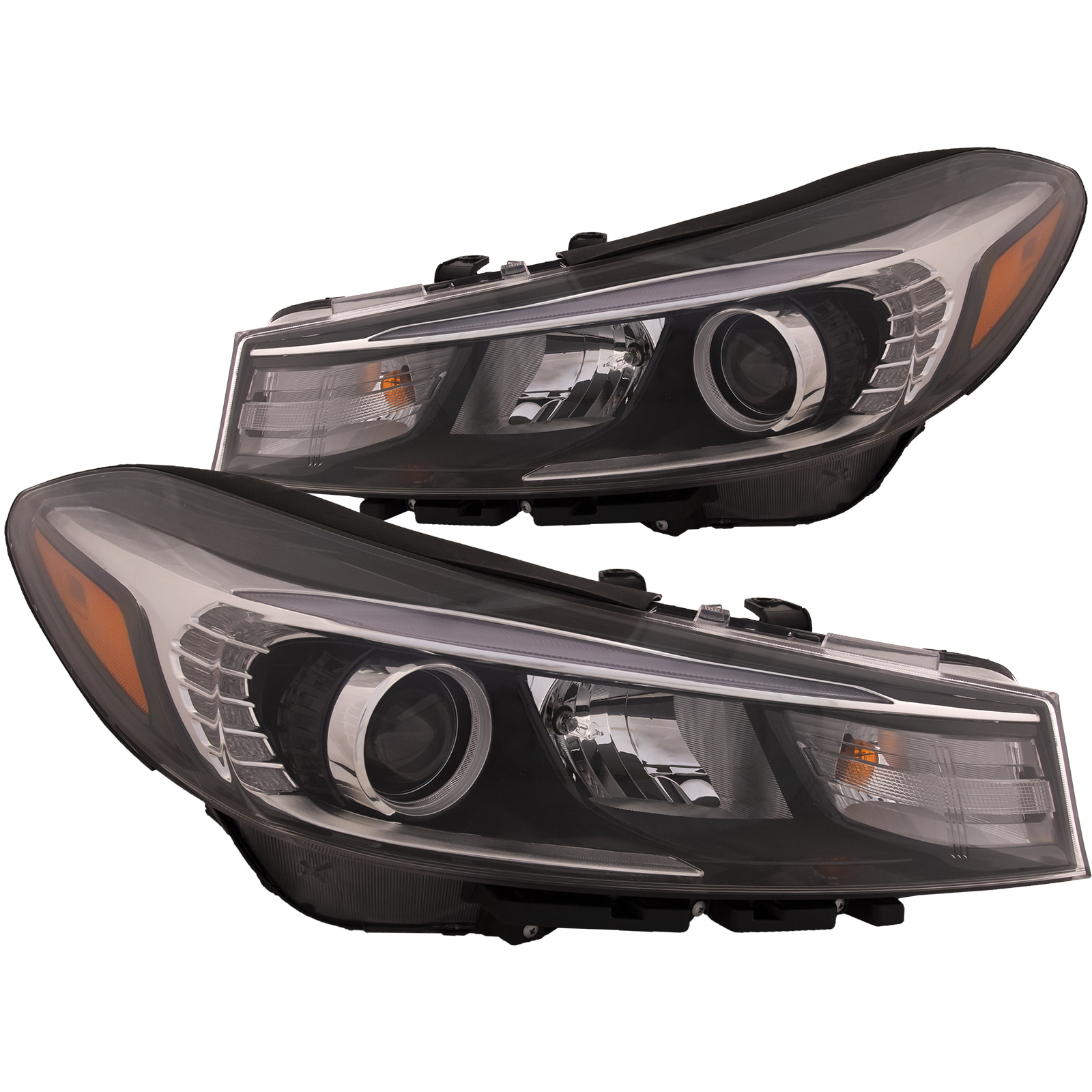 Headlight Set For 17-18 Kia Forte, 17-18 Kia Forte5; CAPA Certified