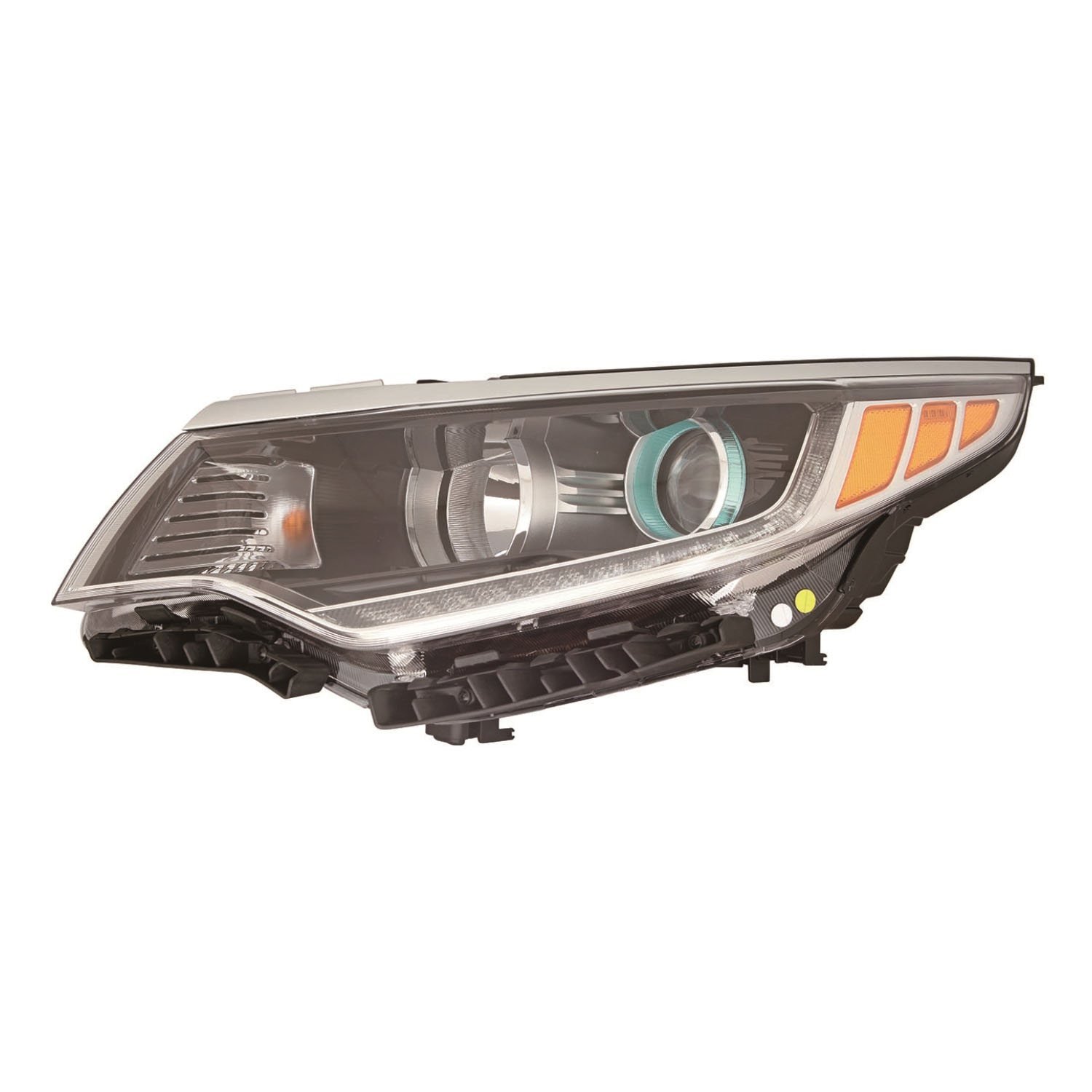 Left Driver Side Headlight For 17-19 Kia Optima; CAPA Certified