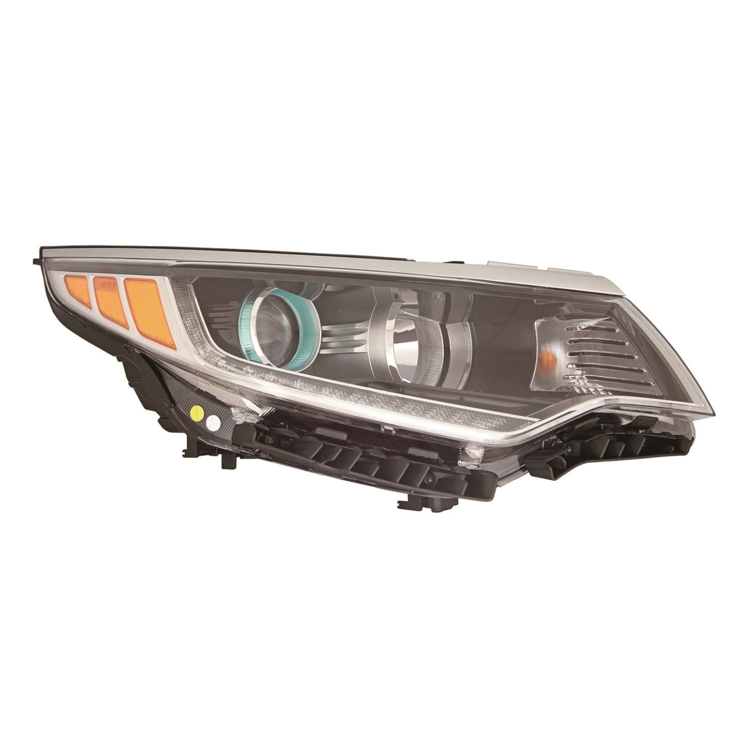 Right Passenger Side Headlight For 17-19 Kia Optima; CAPA Certified