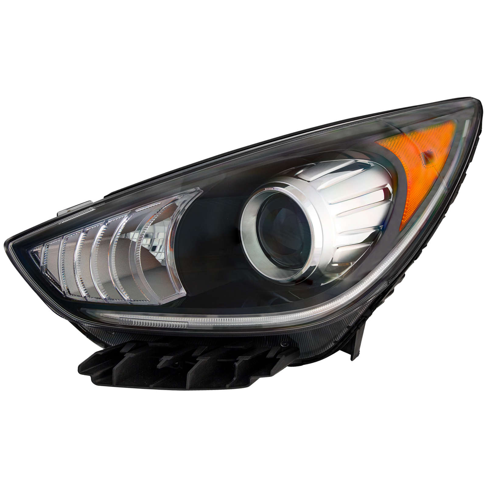 Left Driver Side Headlight For 17-19 Kia Niro; CAPA Certified