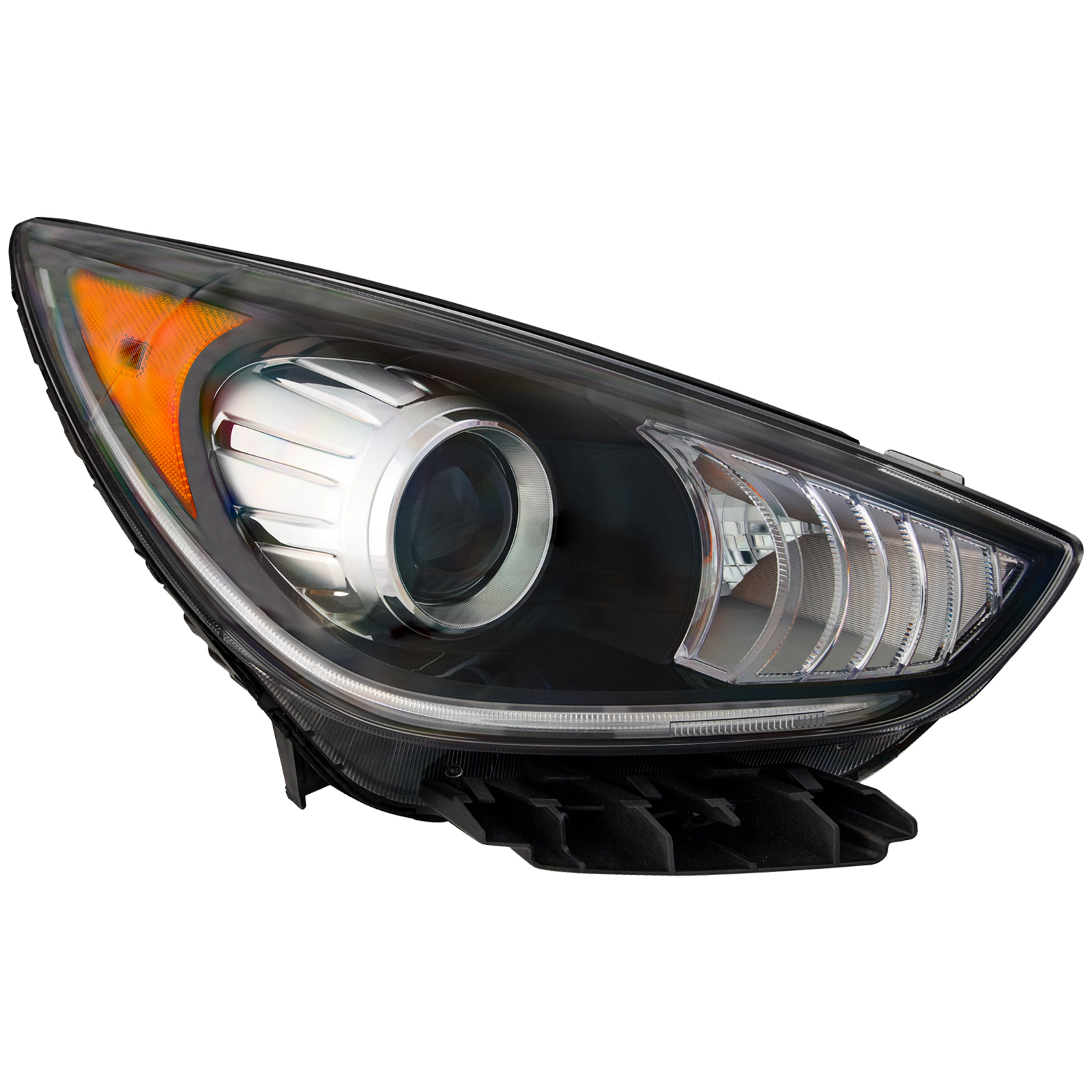 Right Passenger Side Headlight For 17-19 Kia Niro; CAPA Certified