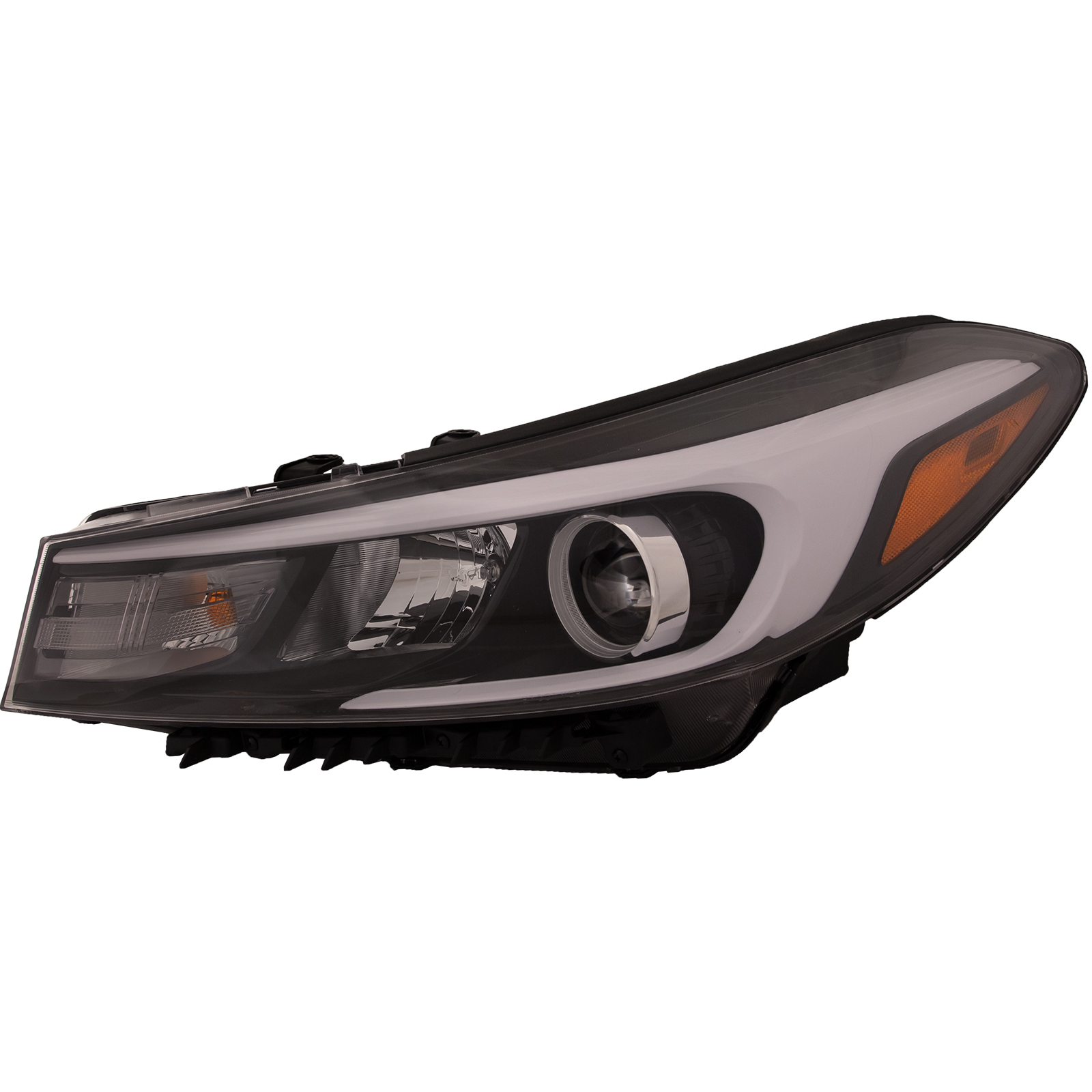 Left Driver Side Headlight For 17-18 Kia Forte5; CAPA Certified