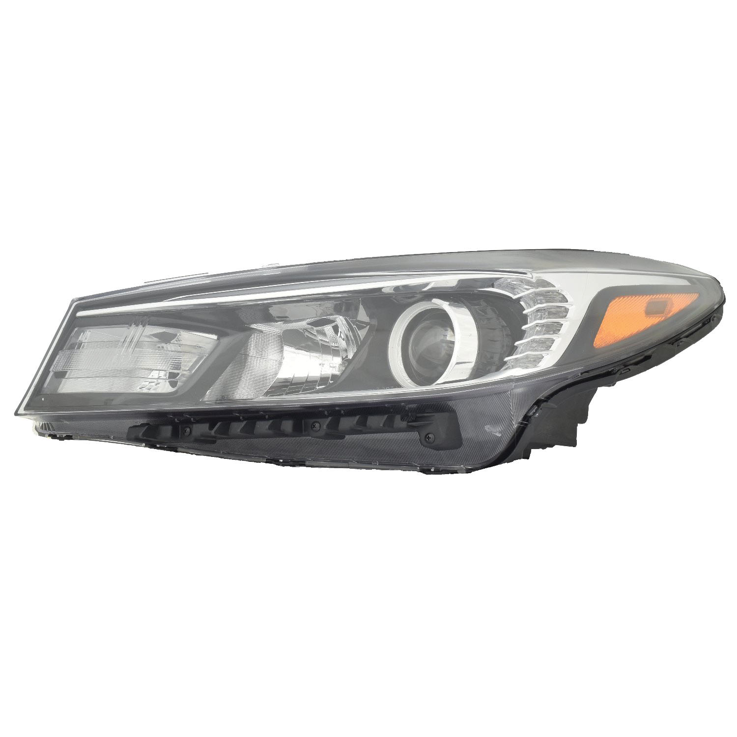 Left Driver Side Headlight For 17-18 Kia Forte5; CAPA Certified
