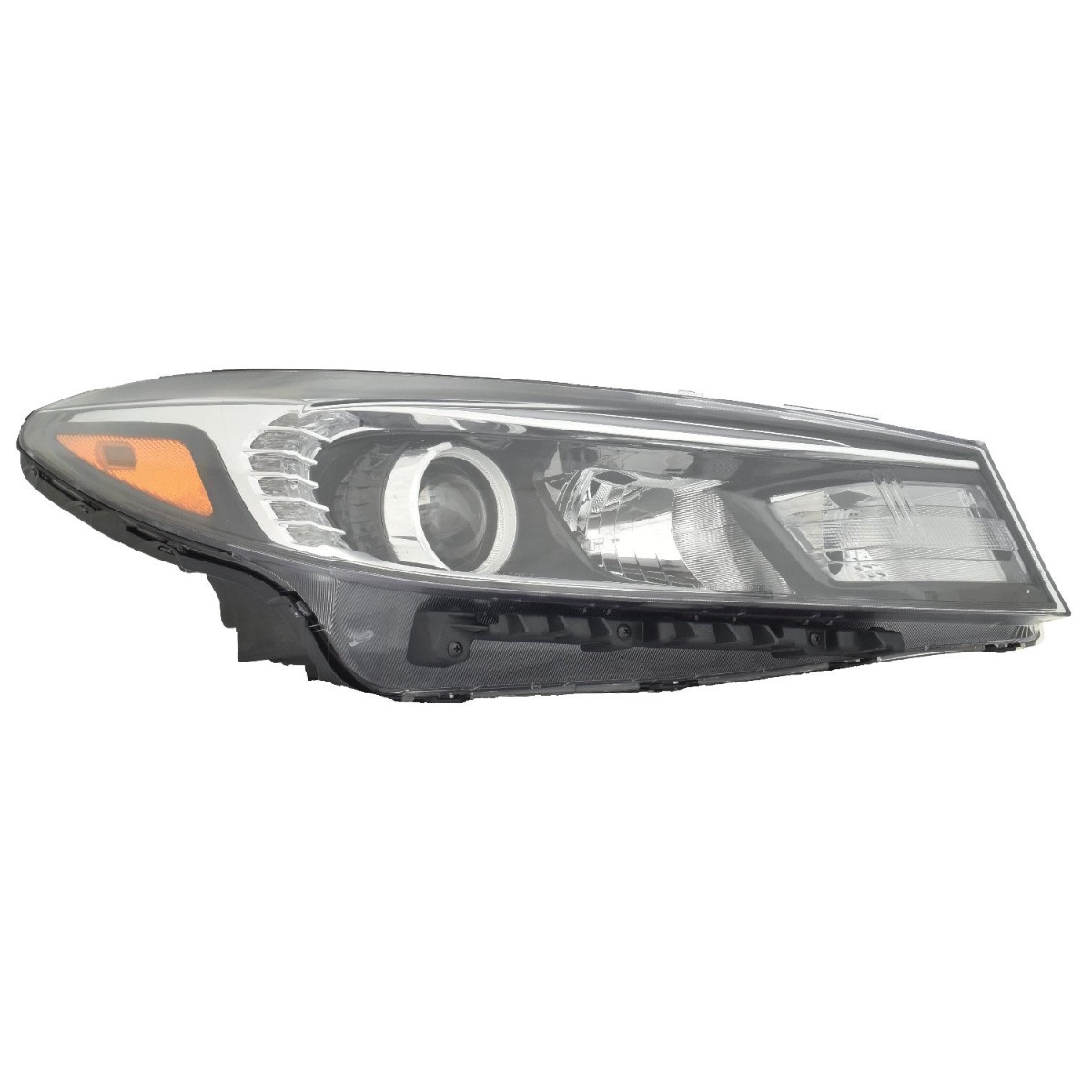 Right Passenger Side Headlight For 17-18 Kia Forte5; CAPA Certified
