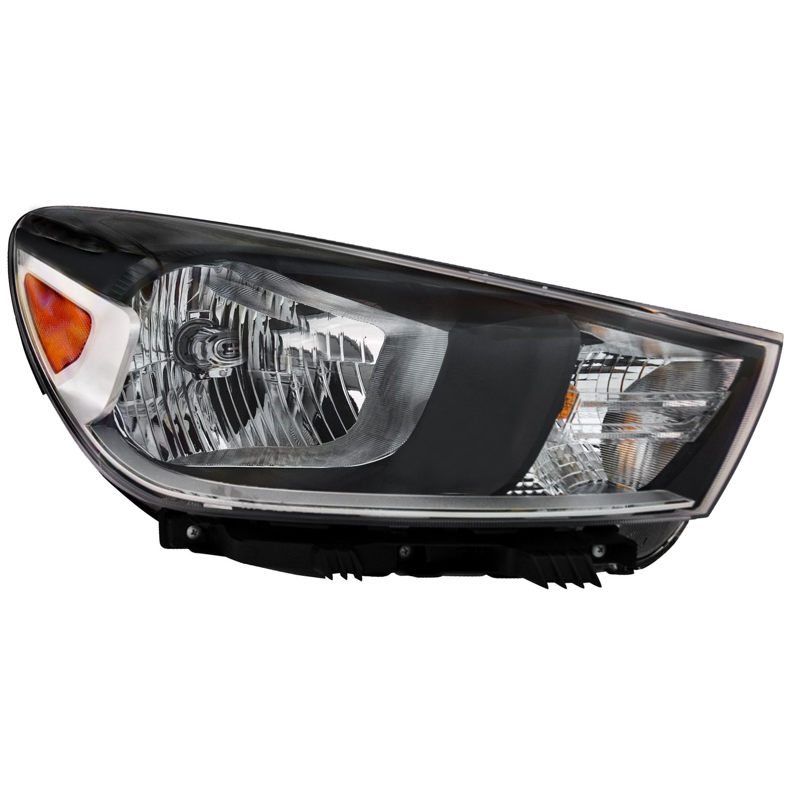 Right Passenger Side Headlight For 18-23 Kia Rio; CAPA Certified