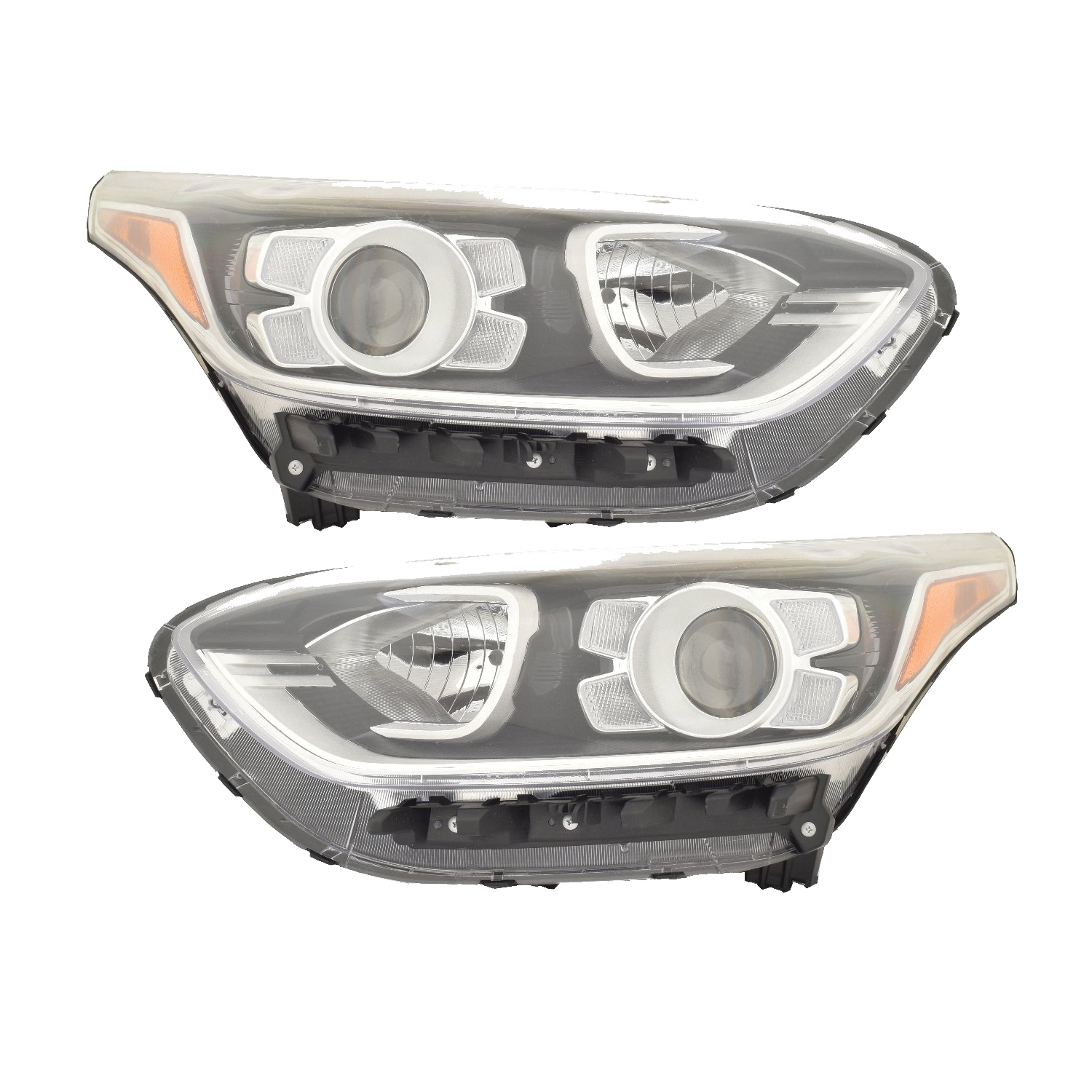 Headlight Set For 19-21 Kia Forte; CAPA Certified