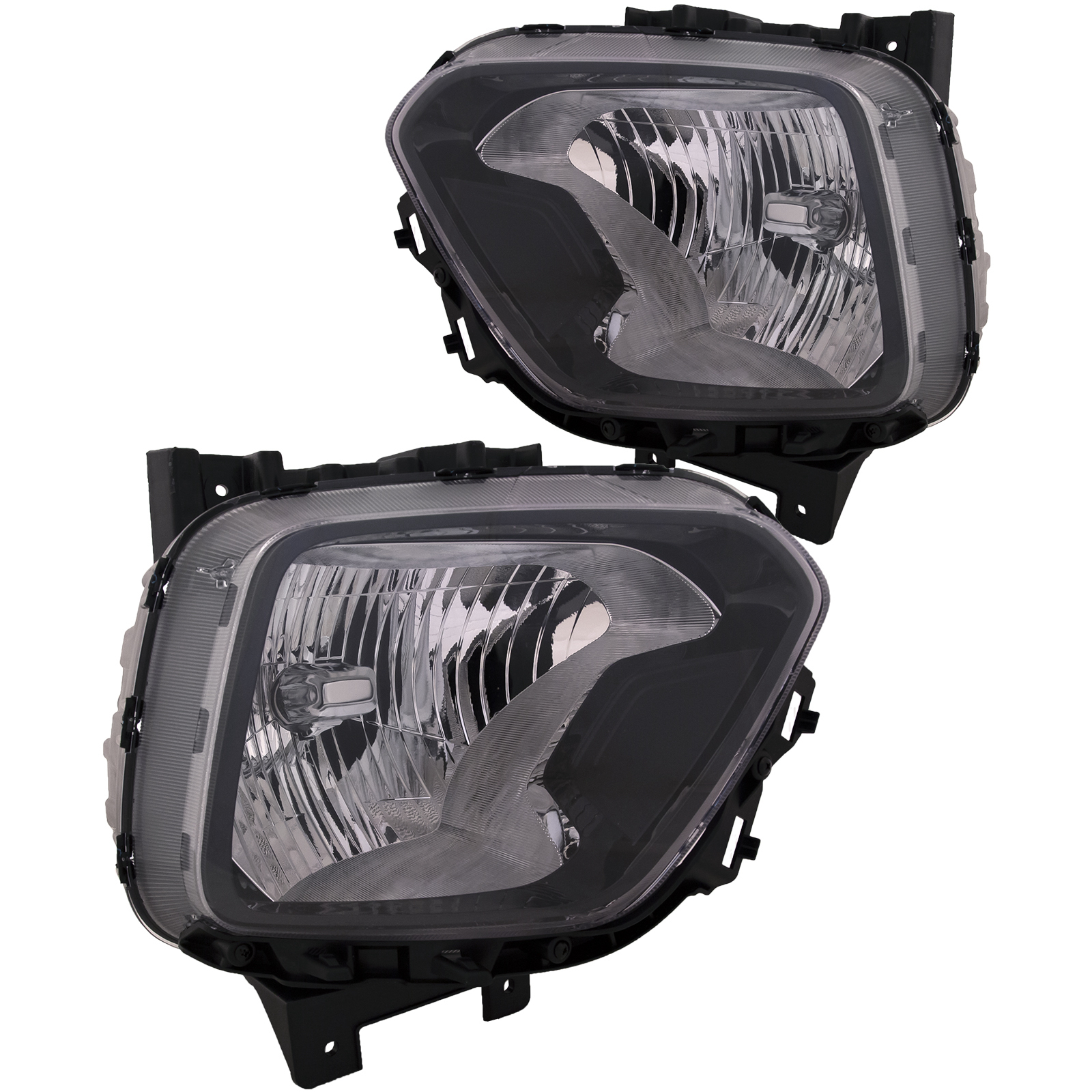 Headlight Set For 20-22 Kia Soul; CAPA Certified