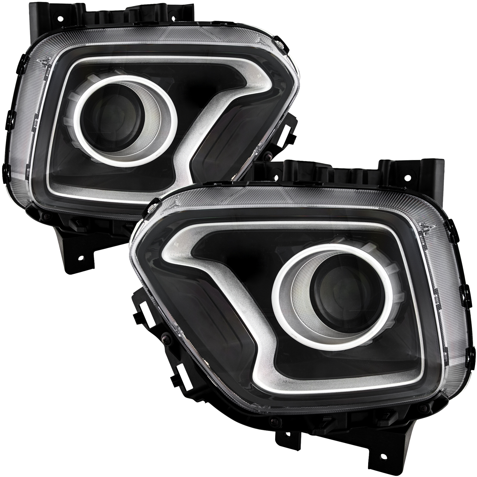 Headlight Set For 20-22 Kia Soul; CAPA Certified