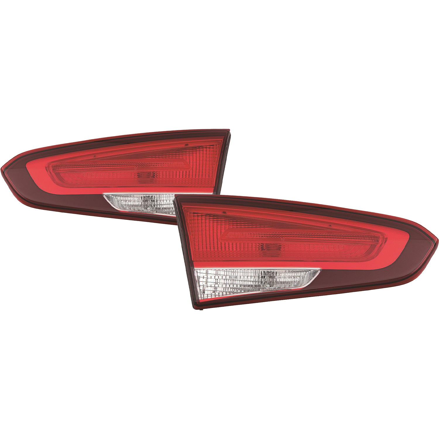 Tail Light Set For 17-18 Kia Forte; CAPA Certified
