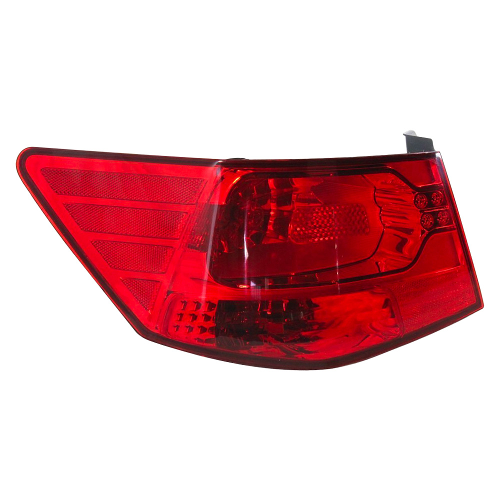 Left Driver Side Tail Light For 10-13 Kia Forte; CAPA Certified