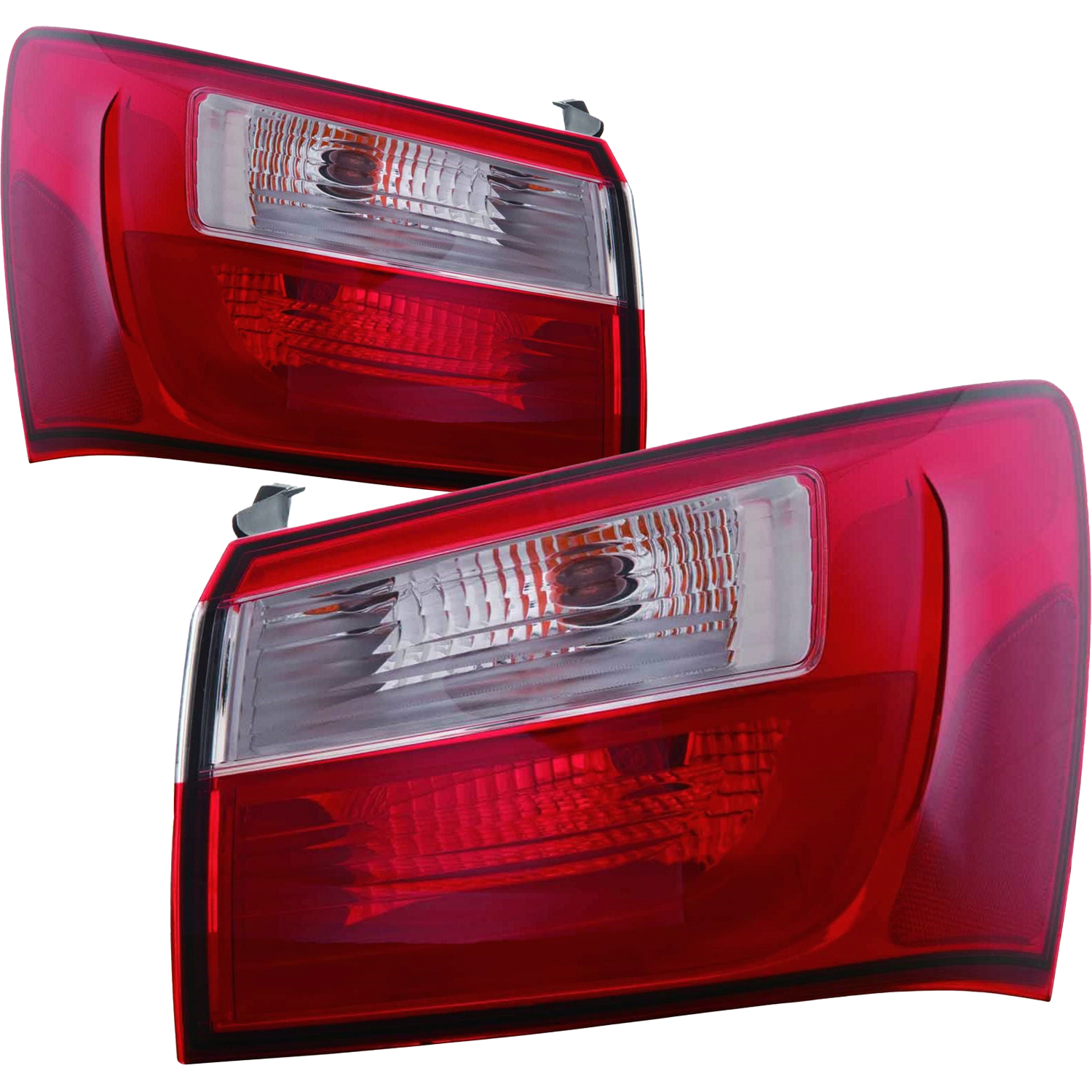 Tail Light Set For 12-17 Kia Rio; CAPA Certified